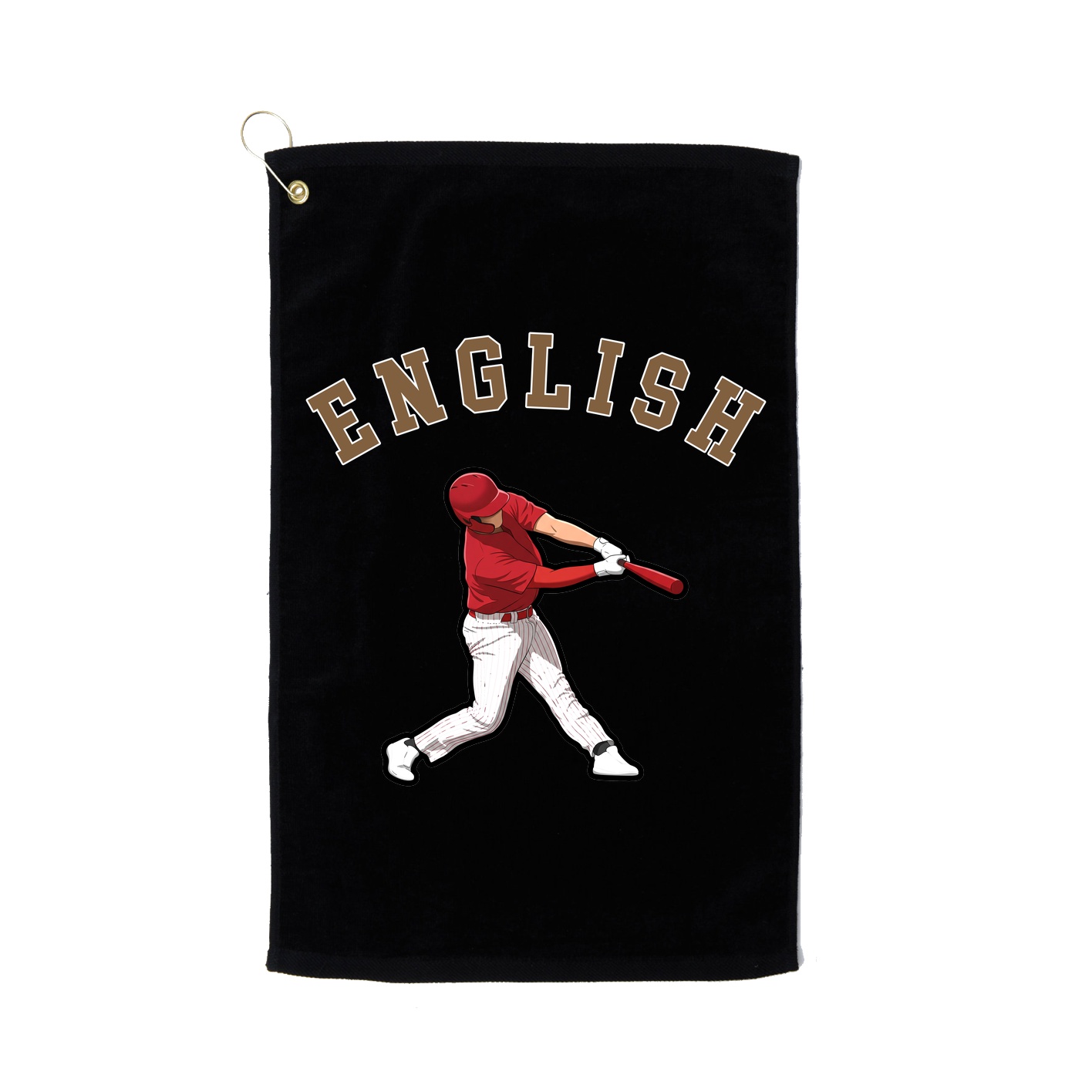 Golf Towel — Shirsey Arch in Black
