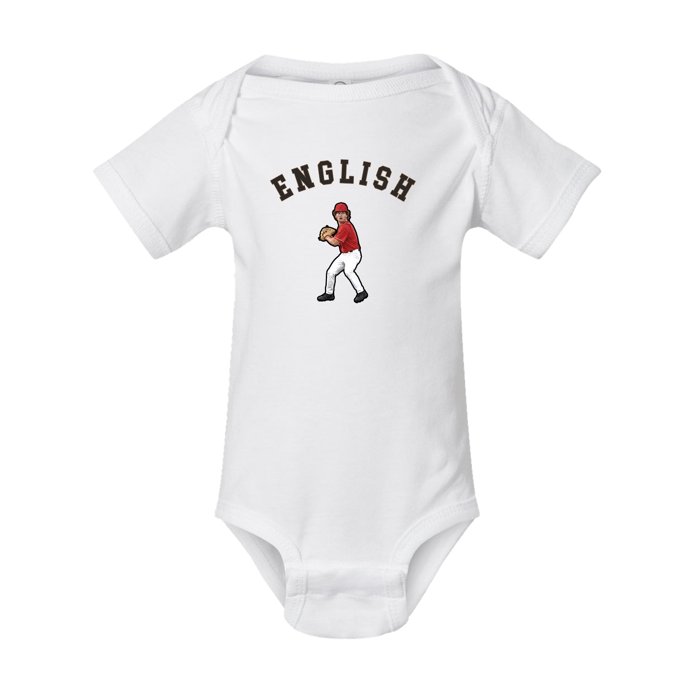 Baby Onesie — Shirsey Arch in White