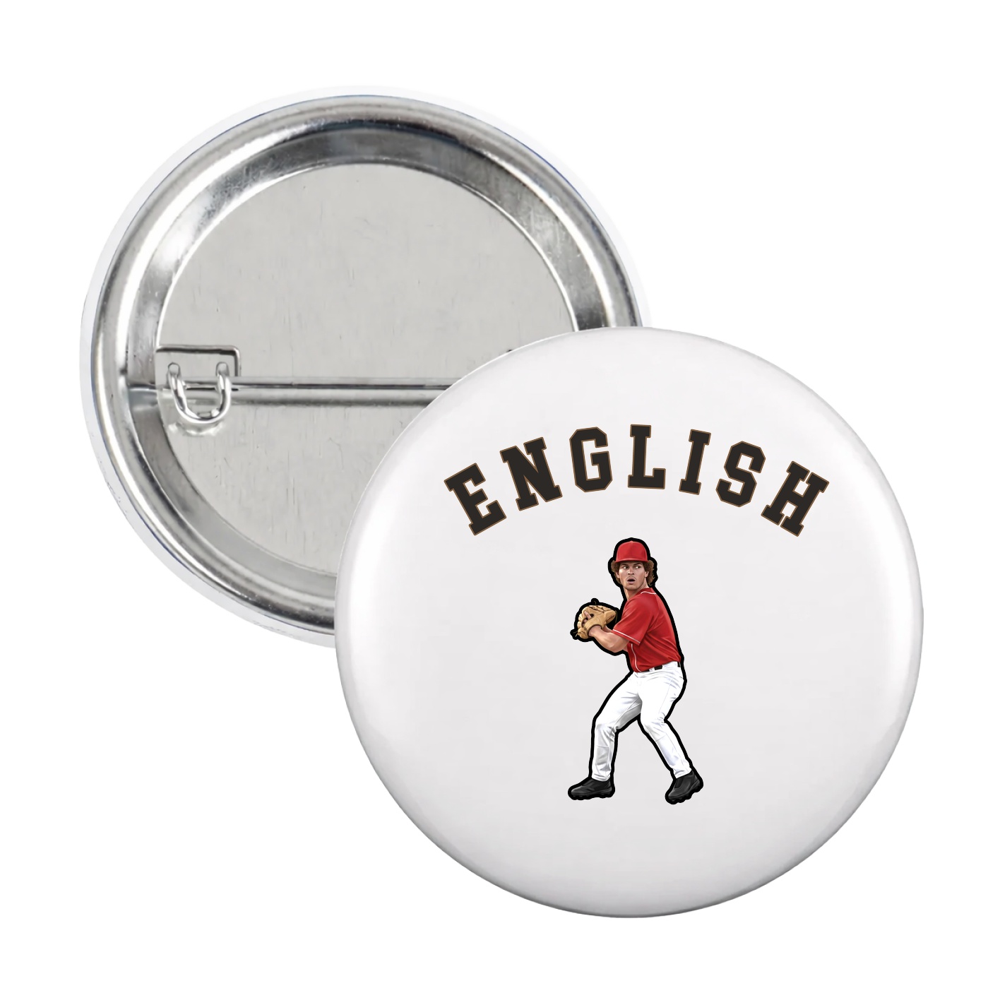 Game Day Button — Shirsey Arch in White