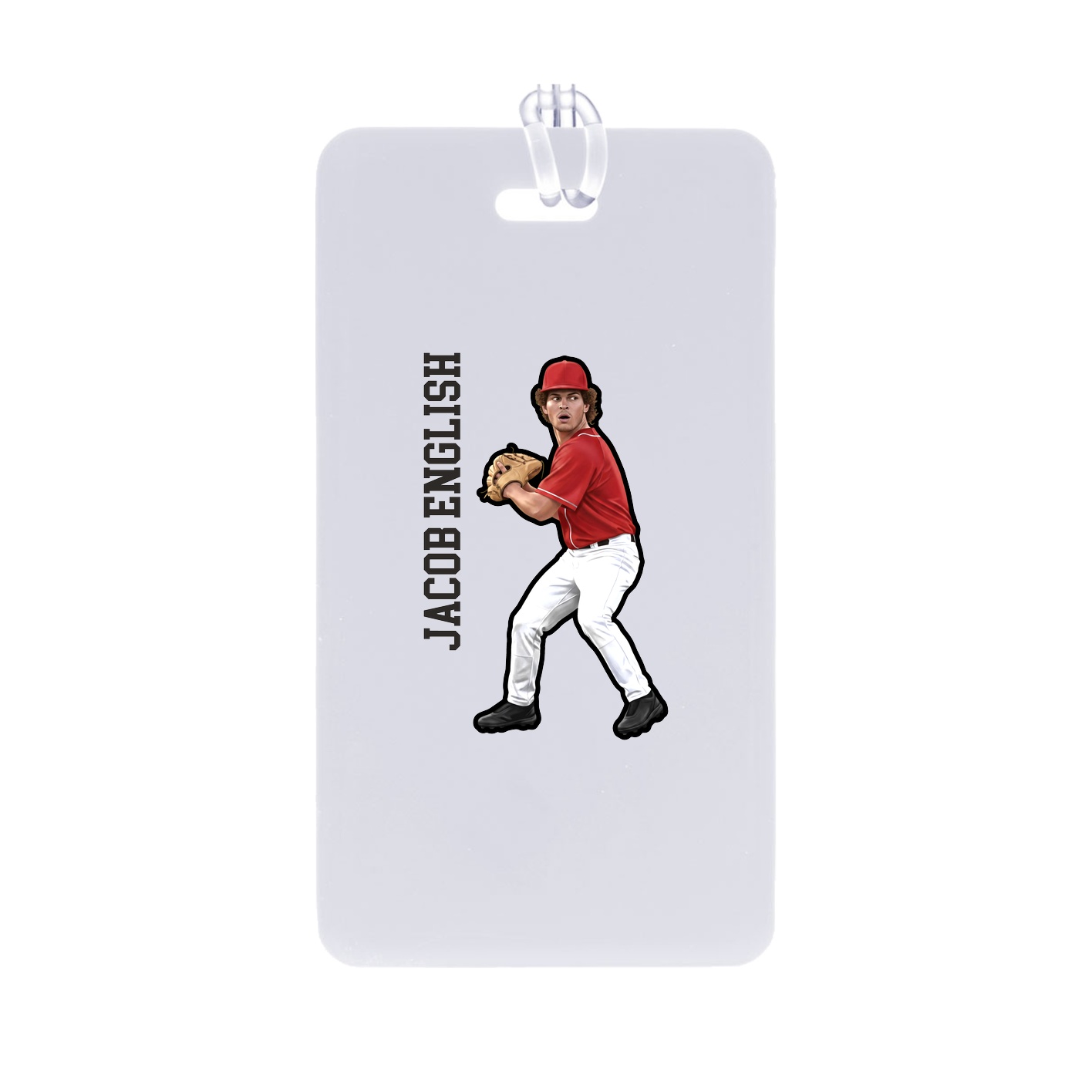 Bag Tag — Name Vertical in Classic