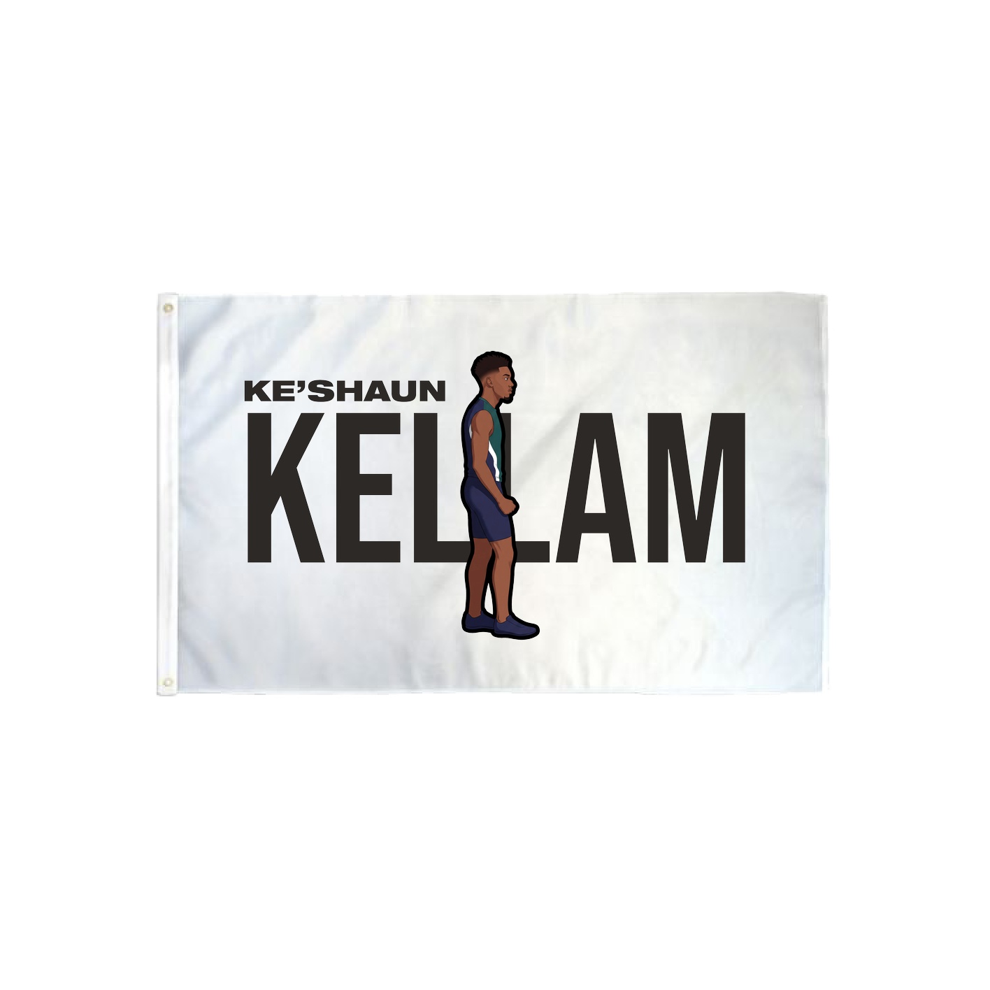 3x5 Flag — Player Name in Classic