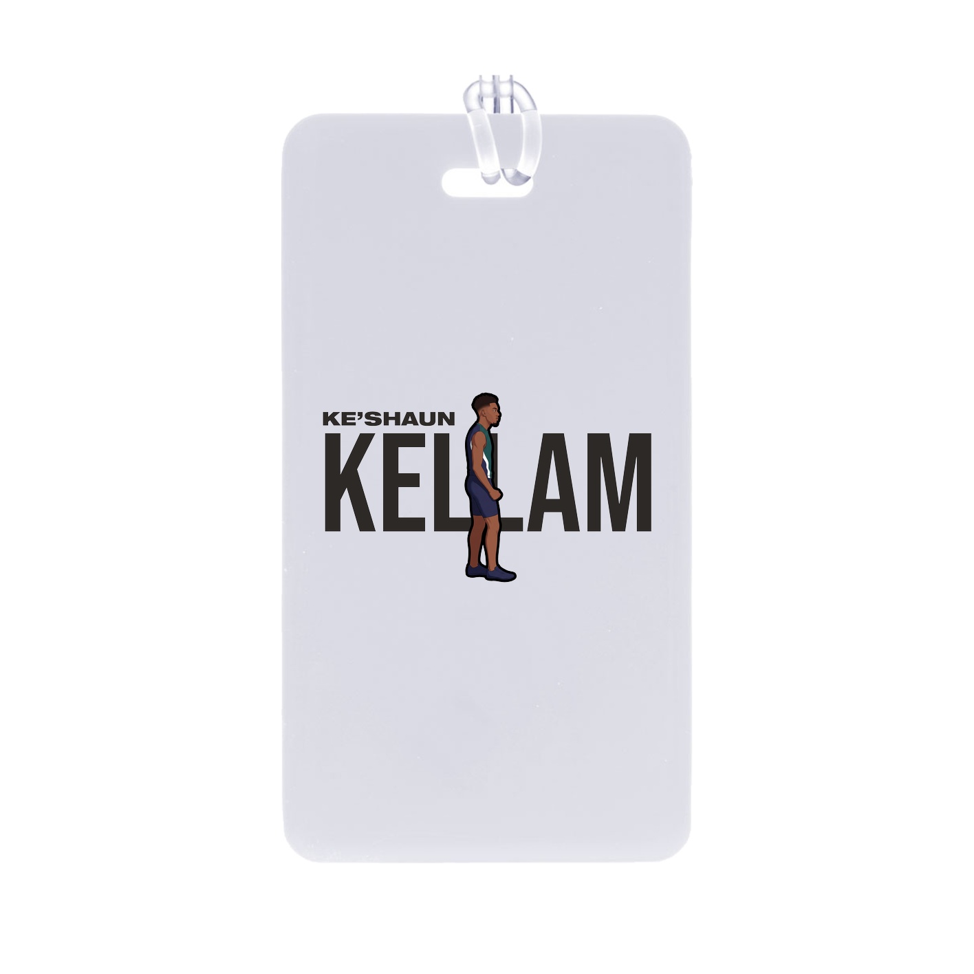 Bag Tag — Player Name in Classic