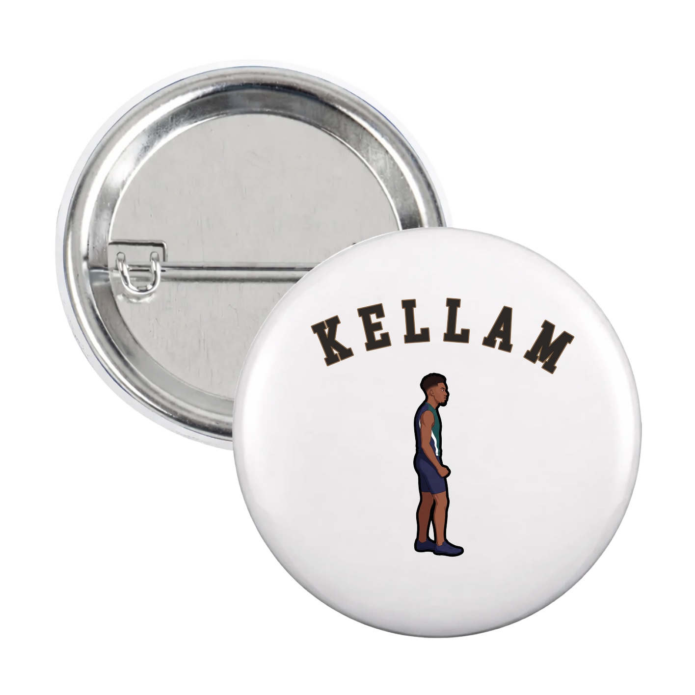 Game Day Button — Shirsey Arch in White