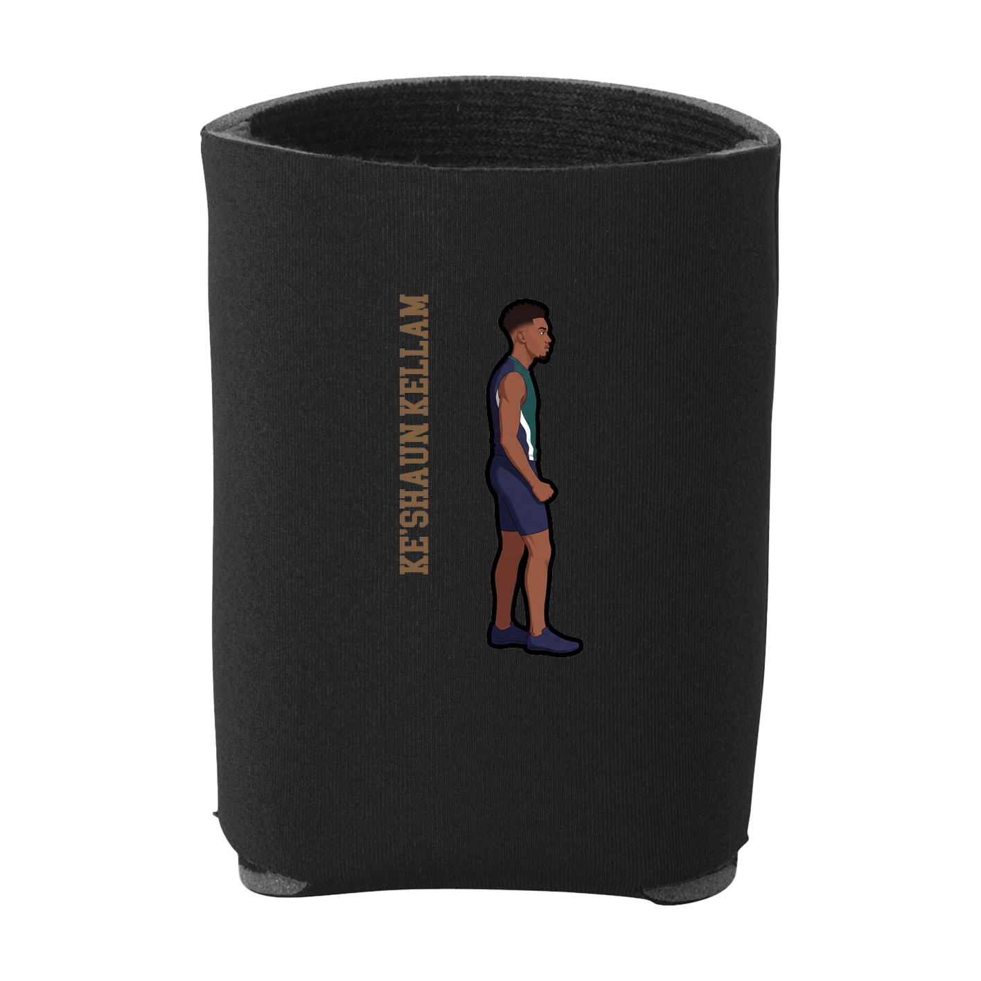 Can Holder — Name Vertical in Black