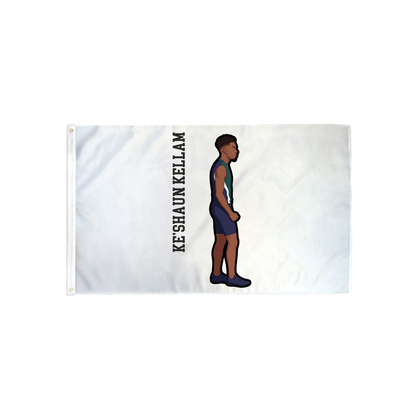 3x5 Flag — Name Vertical in Classic