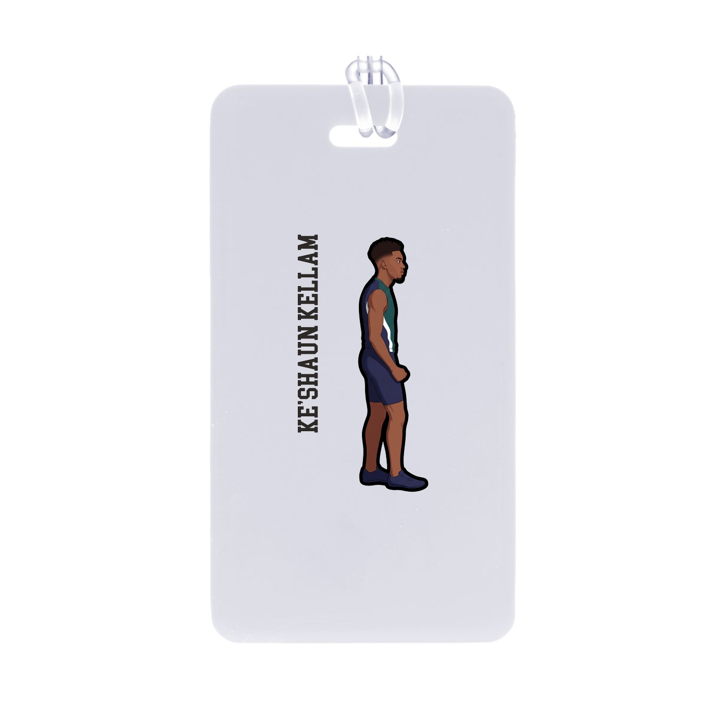 Bag Tag — Name Vertical in Classic
