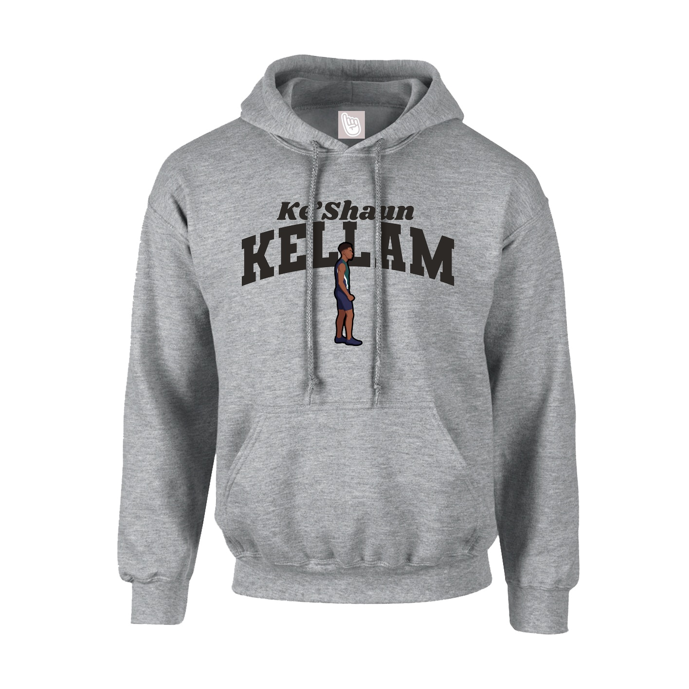 Hoodie — Signature Arch in Grey