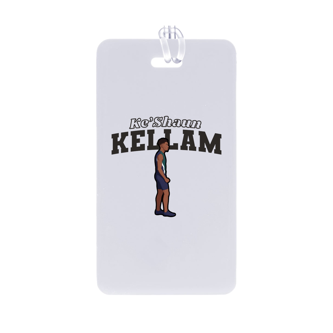 Bag Tag — Name Arch in Classic