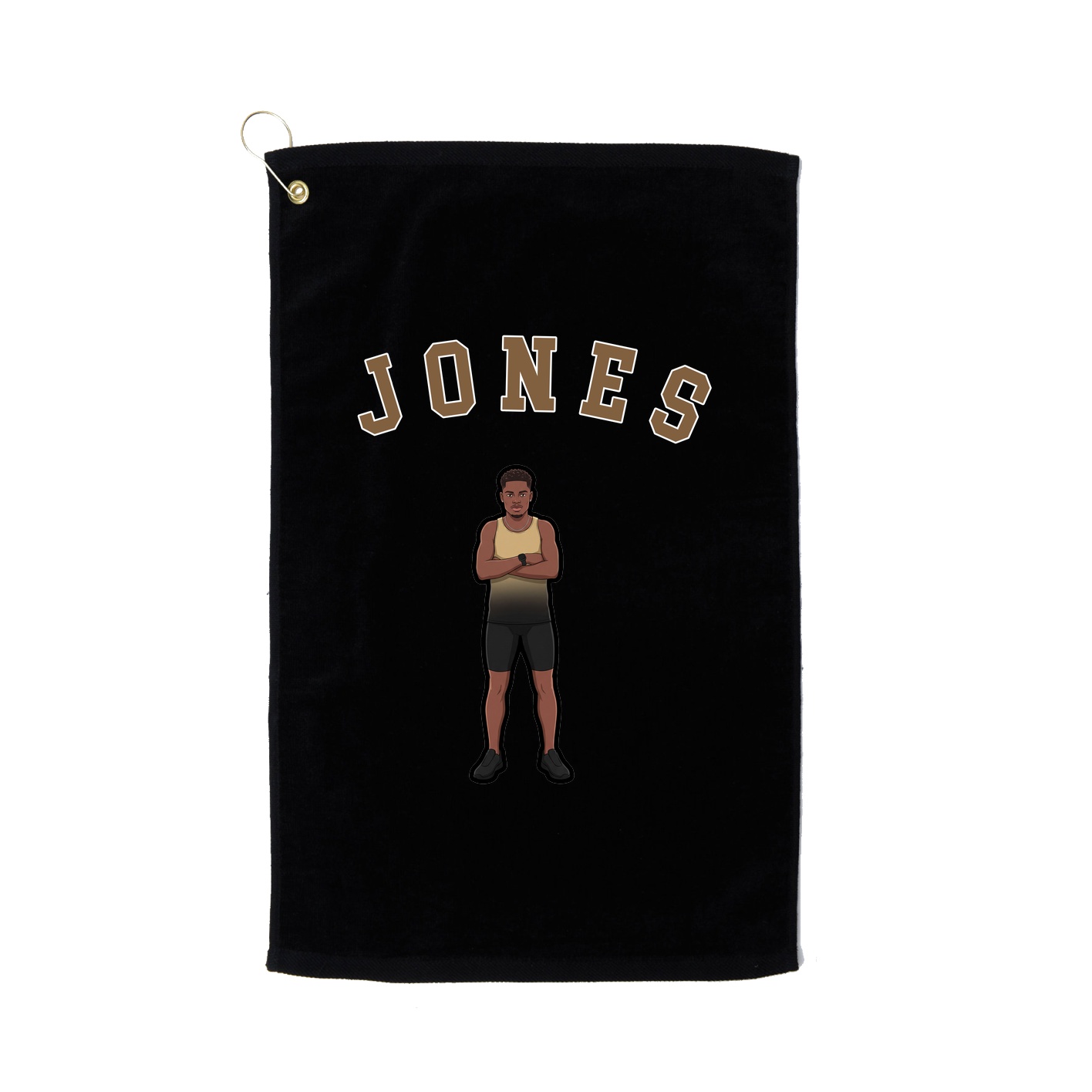 Golf Towel — Shirsey Arch in Black