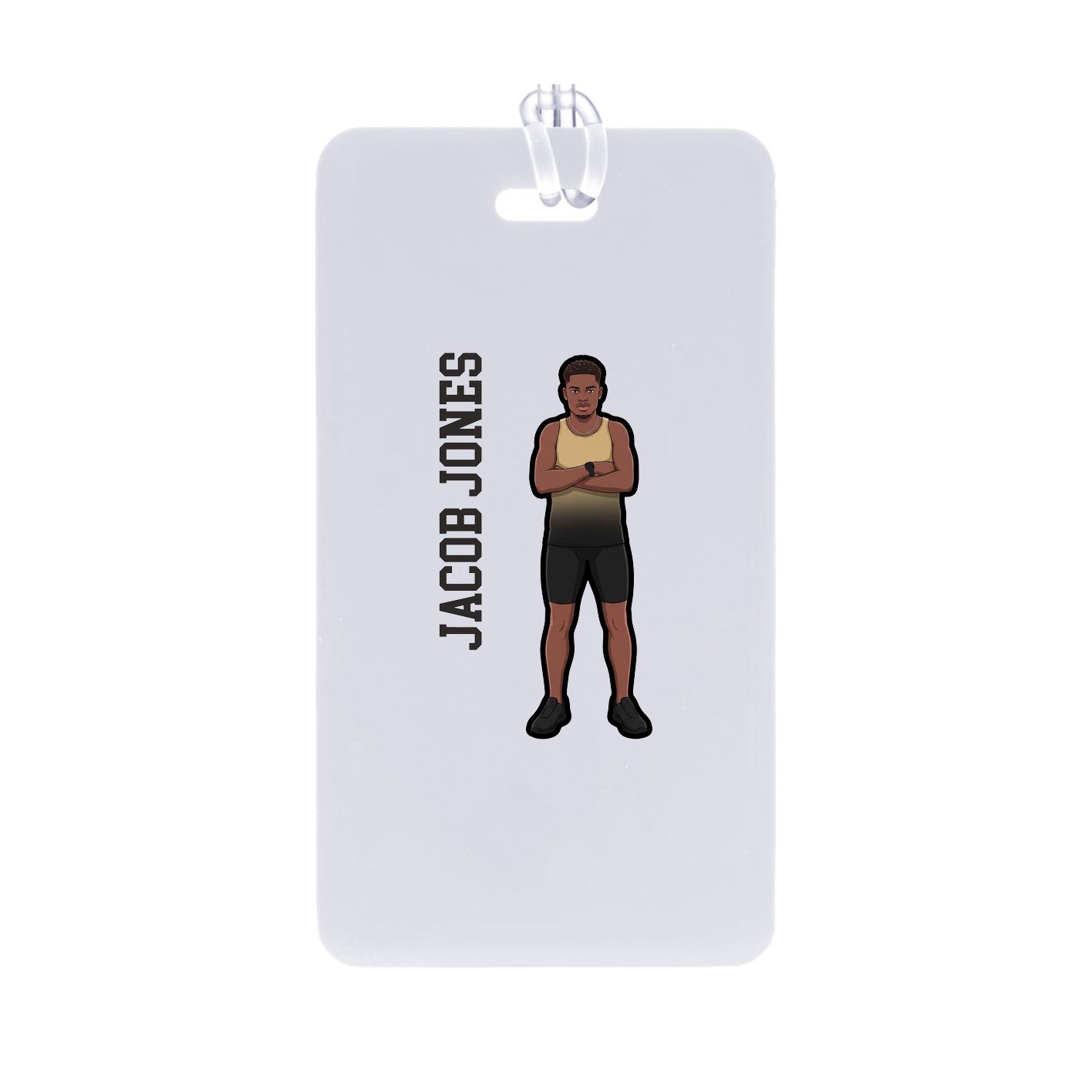 Bag Tag — Name Vertical in Classic