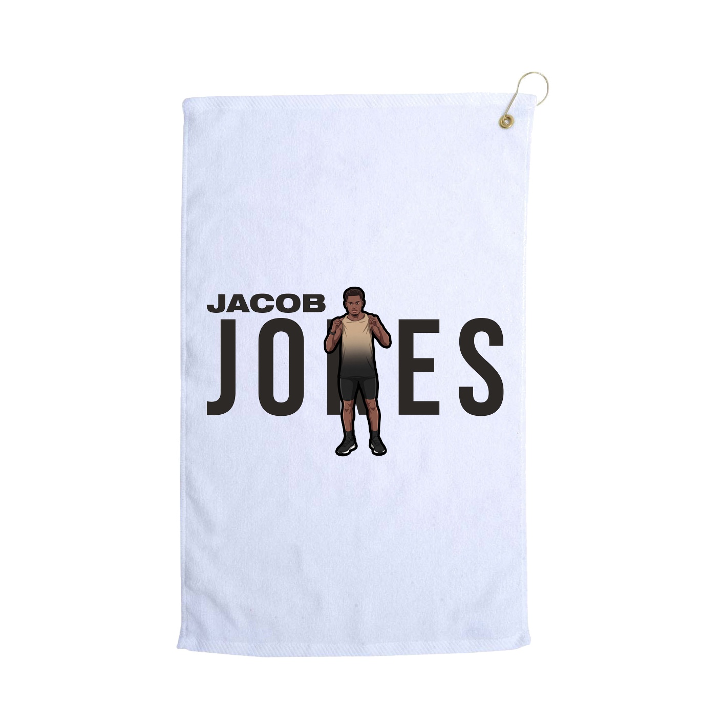 Golf Towel — Player Name in White