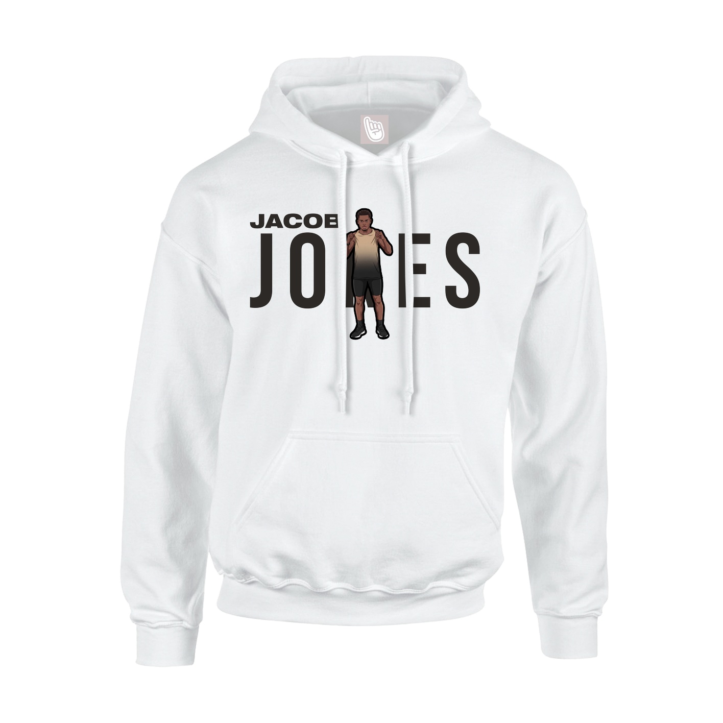 Youth Hoodie — Player Name in White