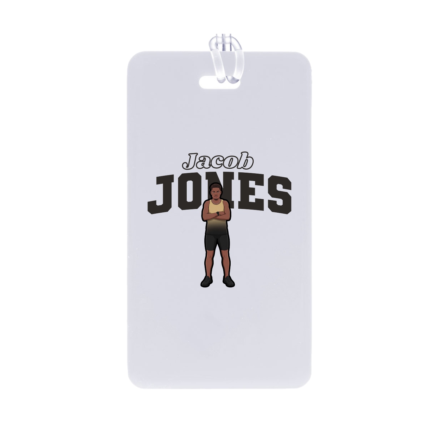 Bag Tag — Name Arch in Classic