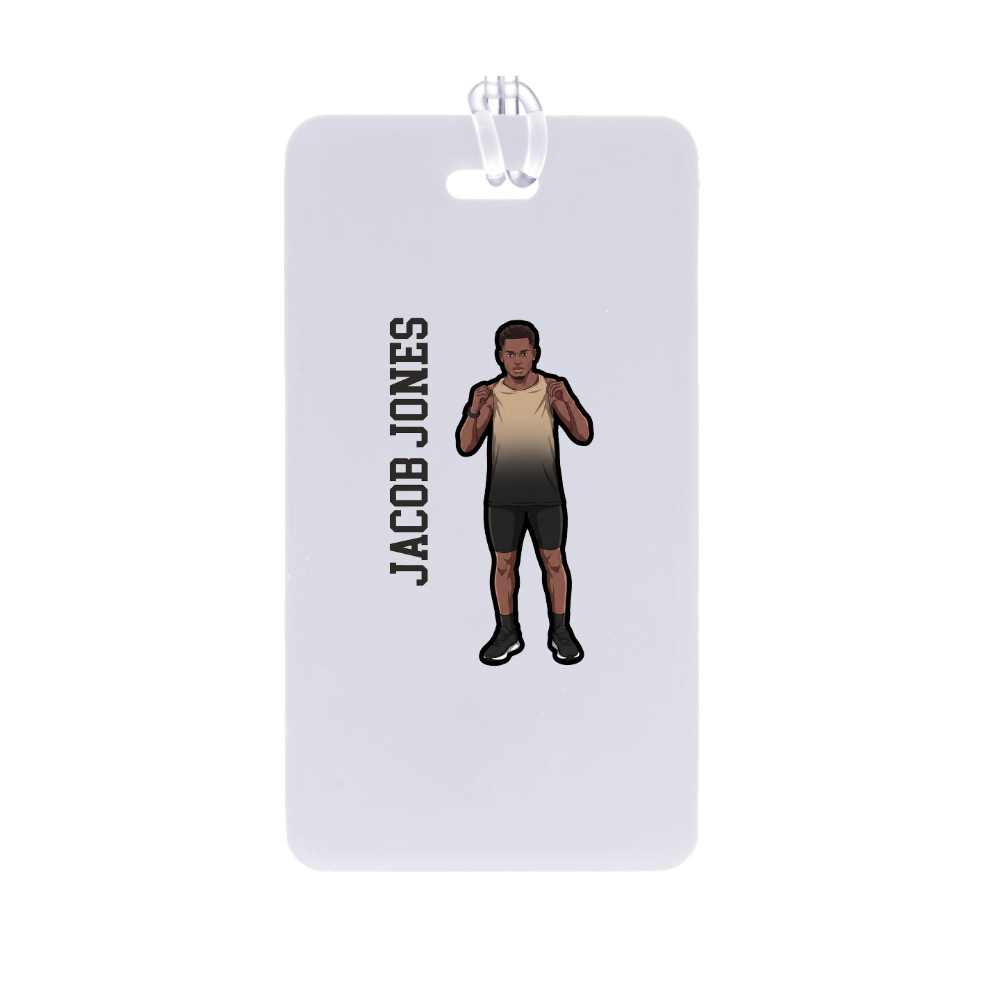Bag Tag — Name Vertical in Classic