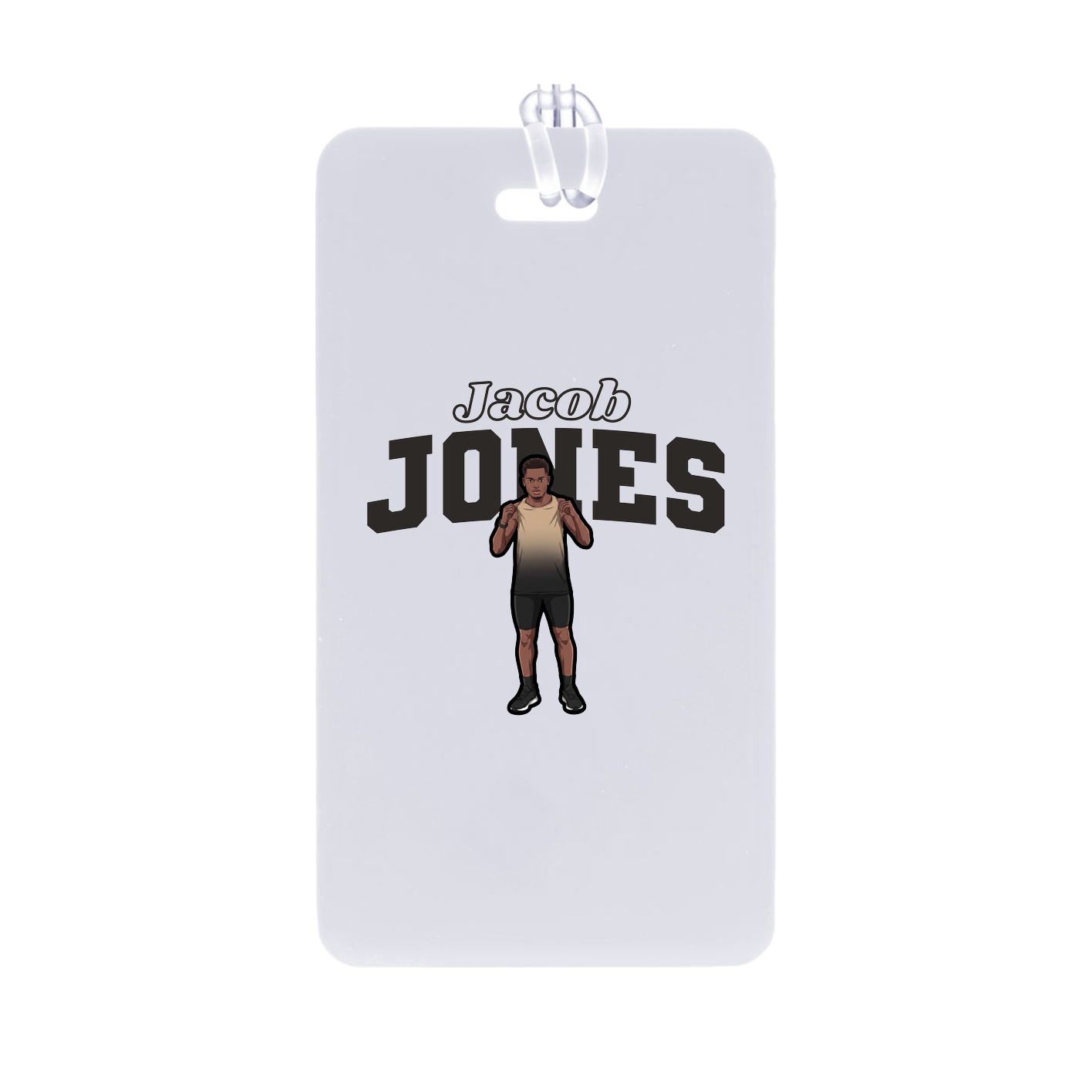 Bag Tag — Name Arch in Classic