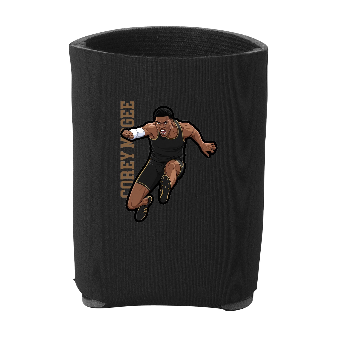 Can Holder — Name Vertical in Black
