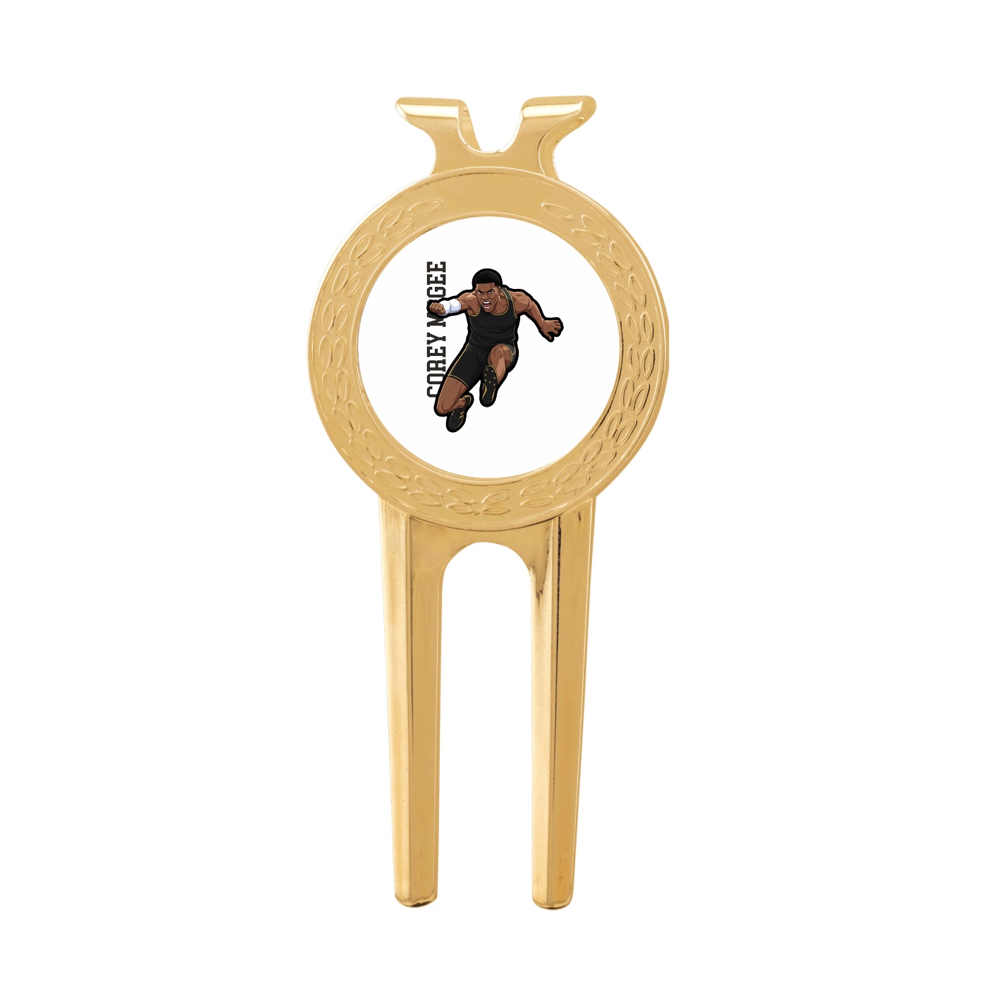 Divot Tool with Ball Marker — Name Vertical in Classic