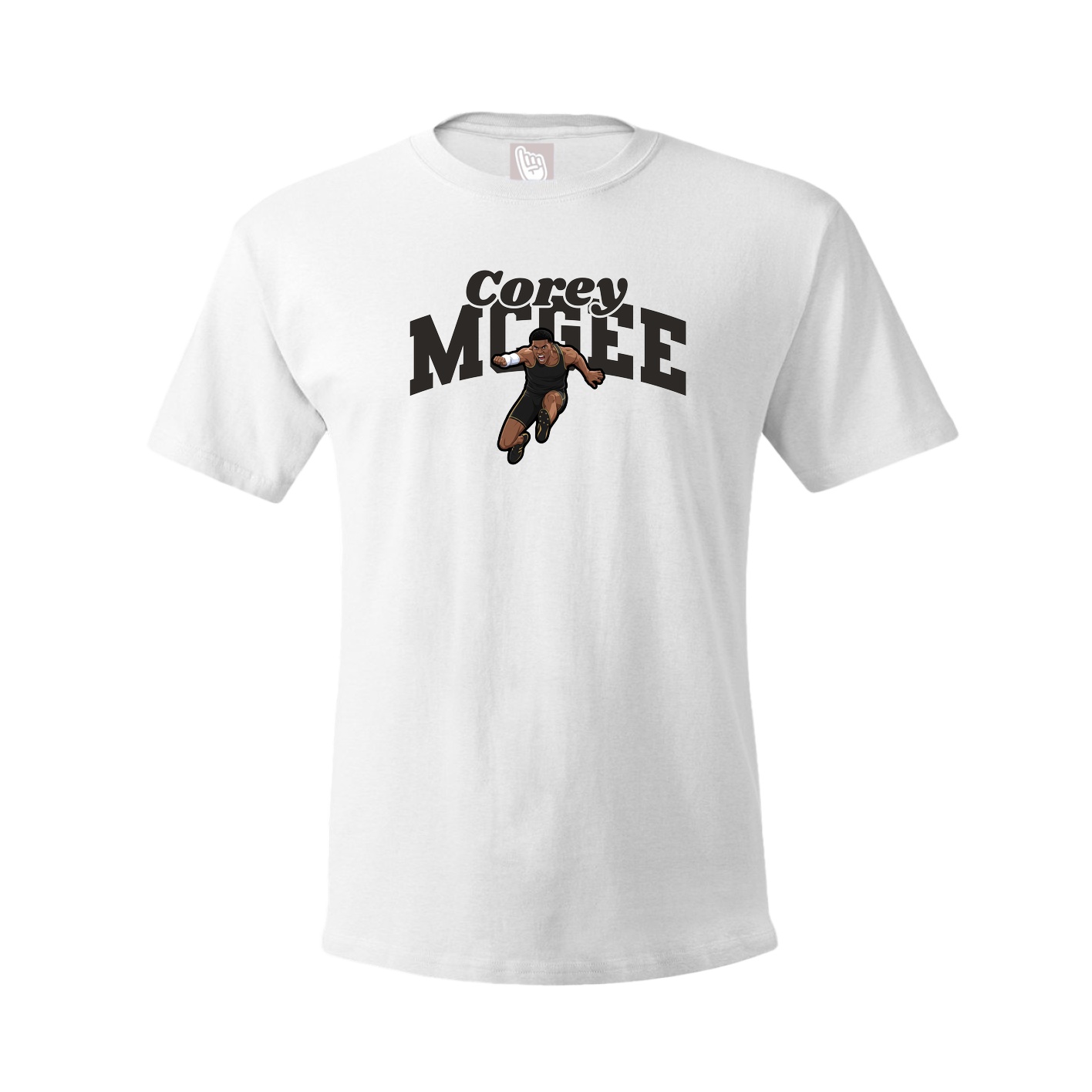 Youth Tee — Signature Arch in White