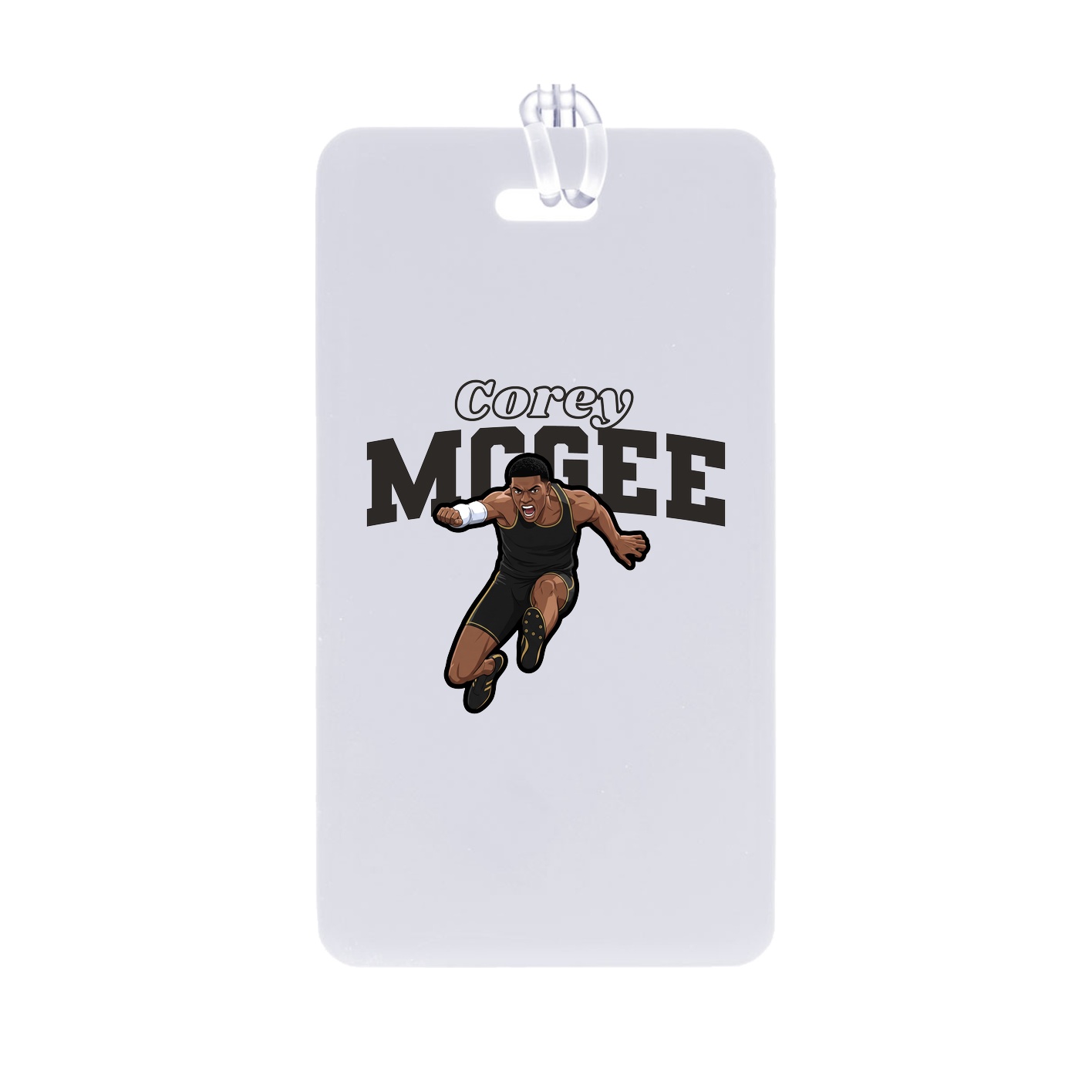 Bag Tag — Name Arch in Classic