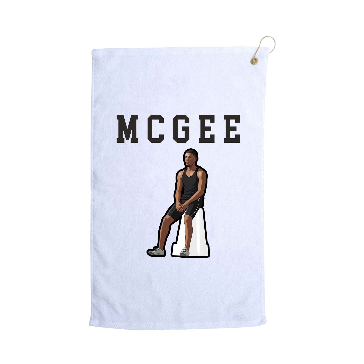 Golf Towel — Shirsey in White
