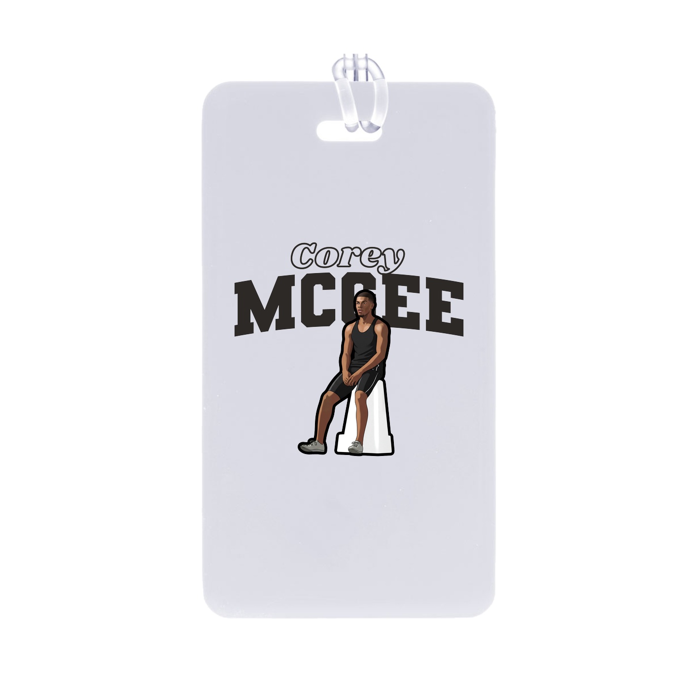 Bag Tag — Name Arch in Classic