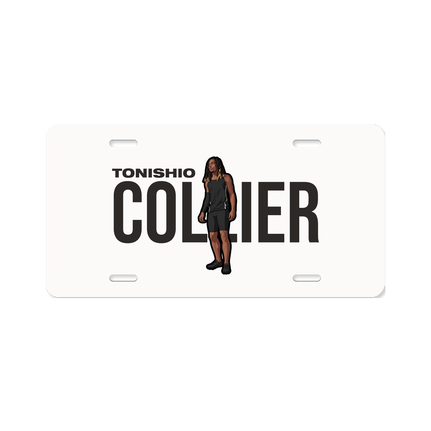 License Plate — Player Name in Classic