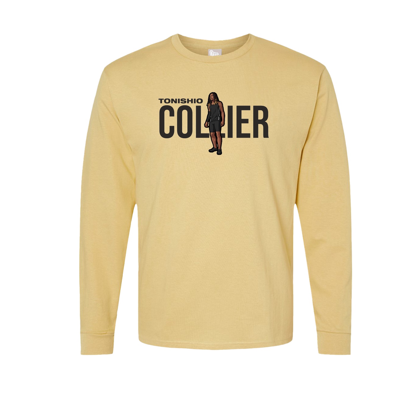 Long Sleeve Tee — Player Name in Vegas Gold