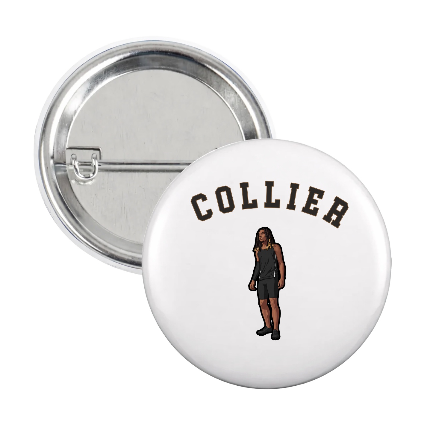 Game Day Button — Shirsey Arch in White