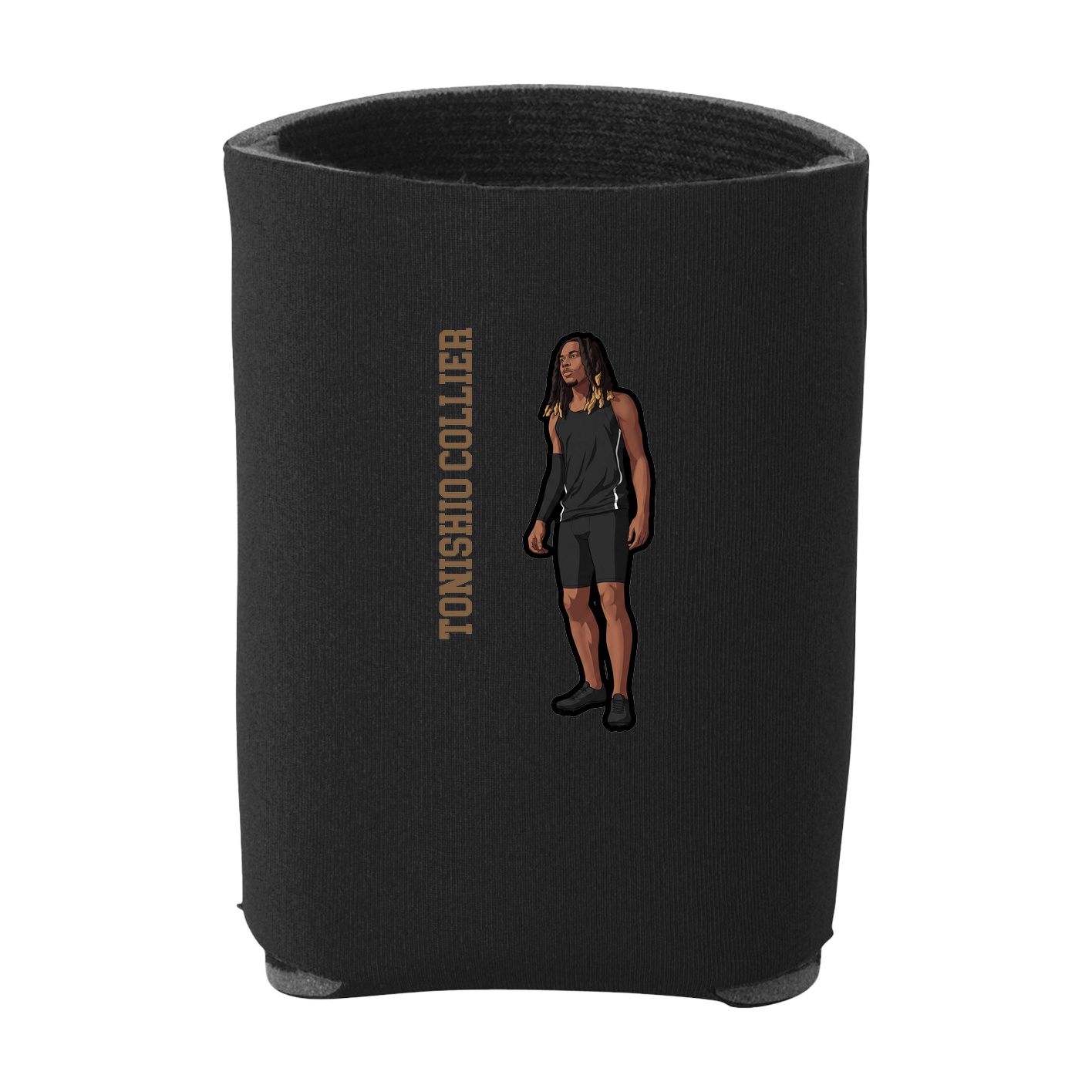 Can Holder — Name Vertical in Black