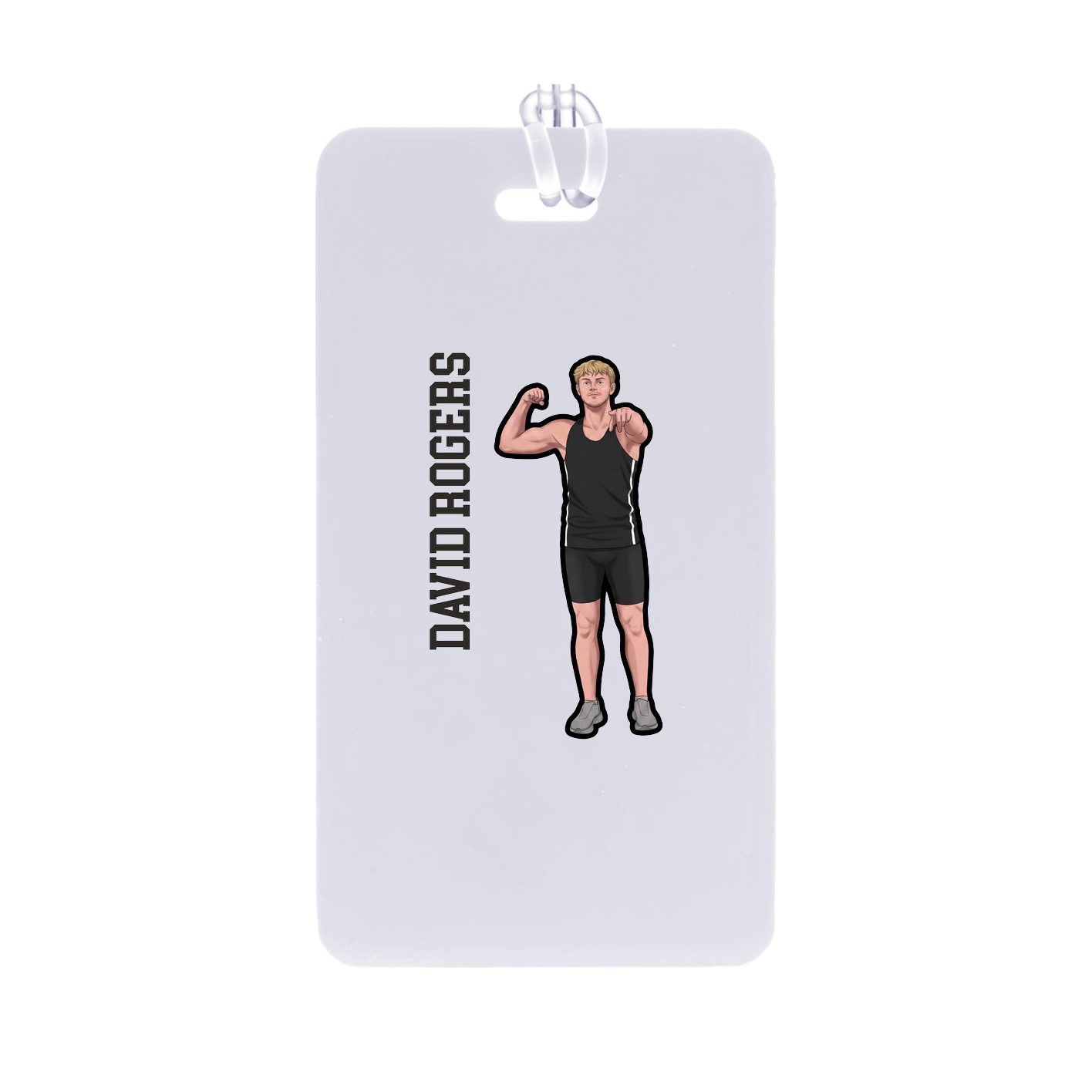 Bag Tag — Name Vertical in Classic