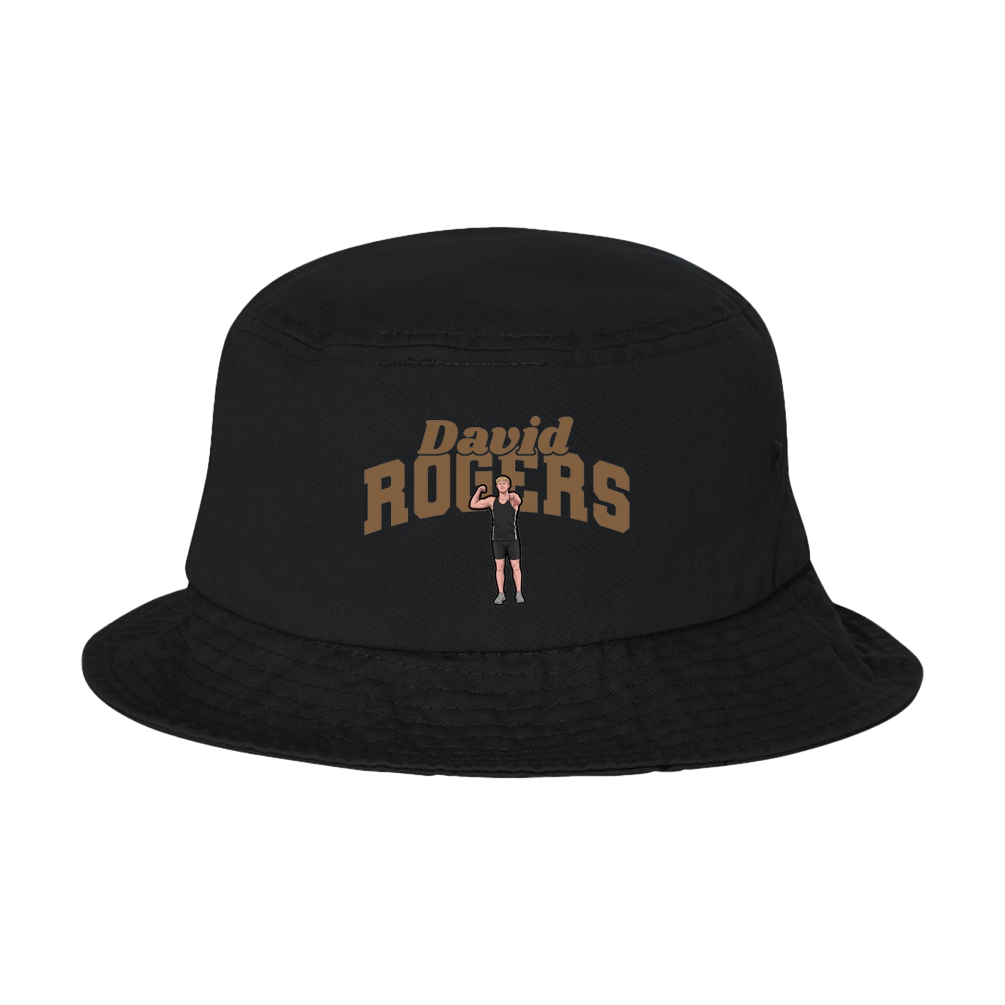 Bucket Cap — Signature Arch in Black