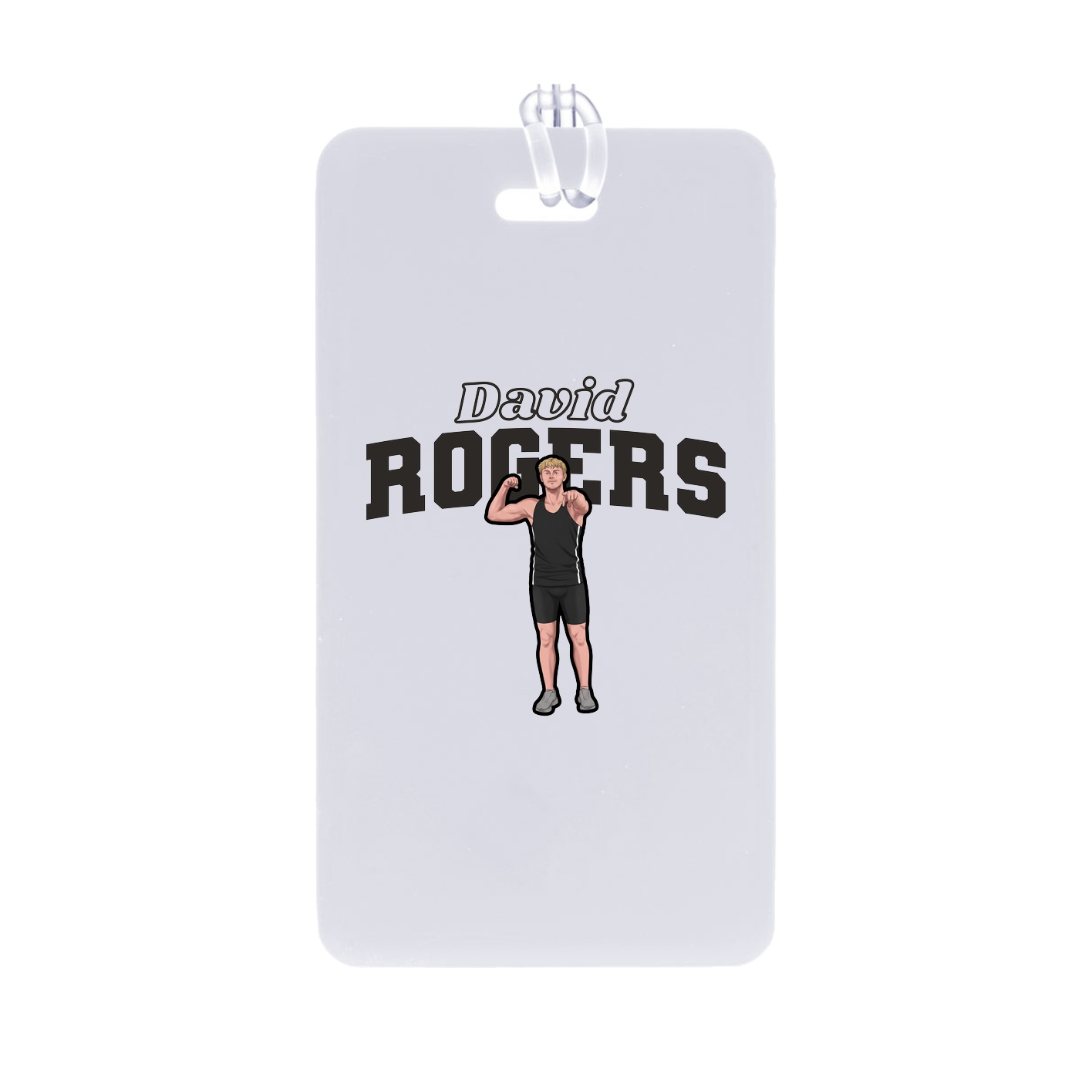 Bag Tag — Name Arch in Classic