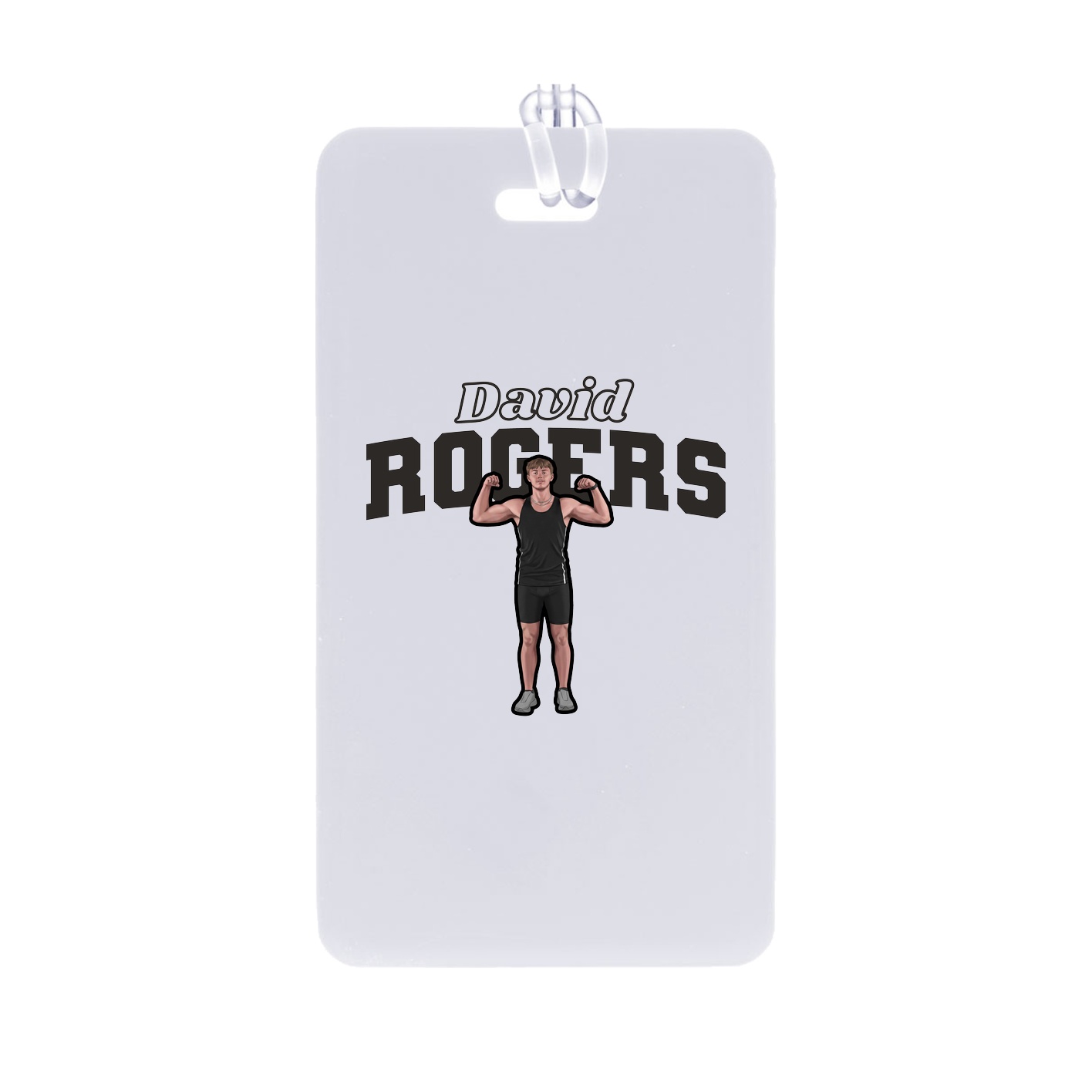 Bag Tag — Name Arch in Classic