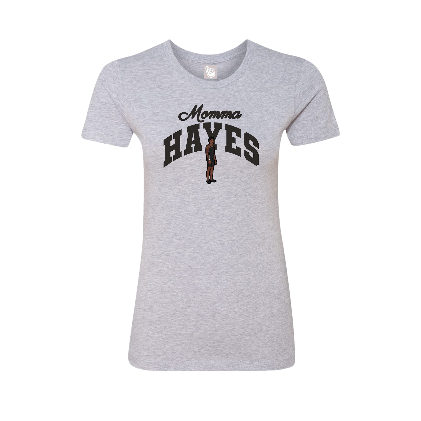 Womens Tee — Mothers Day Arch in Grey