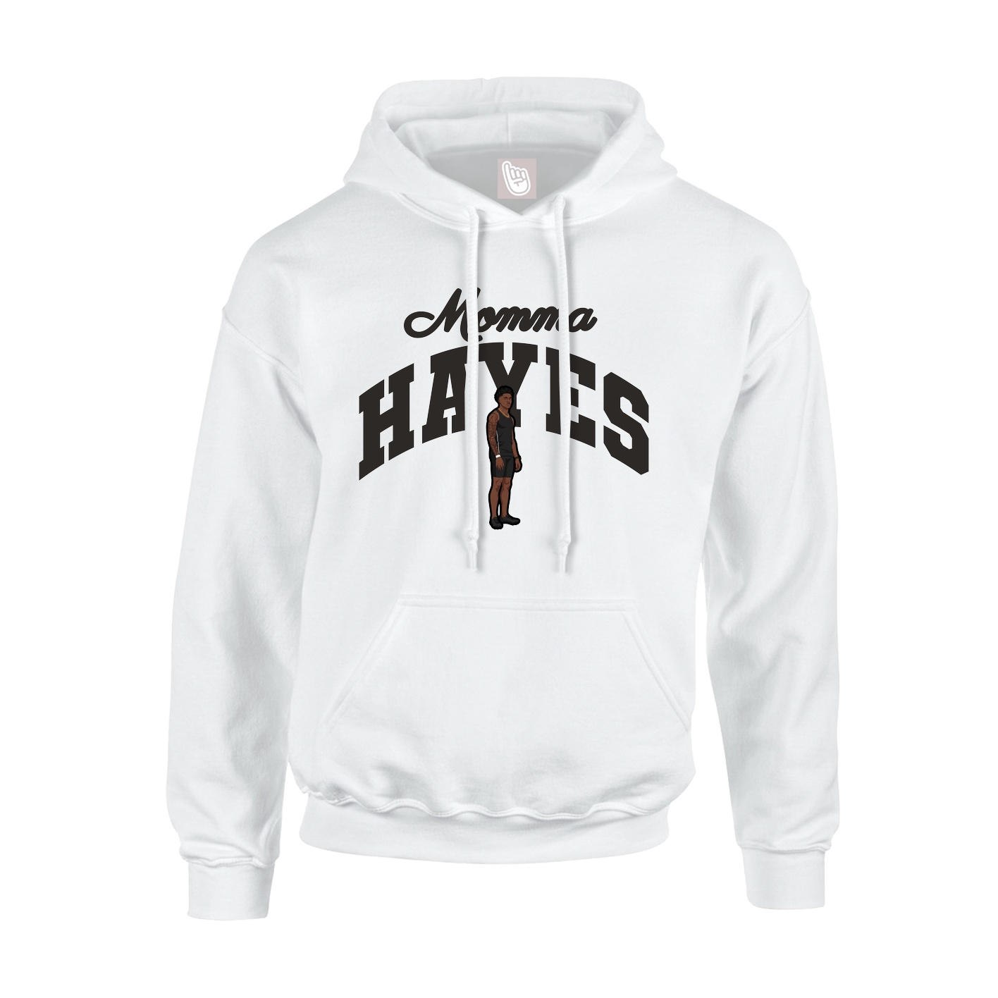Youth Hoodie — Mothers Day Arch in White