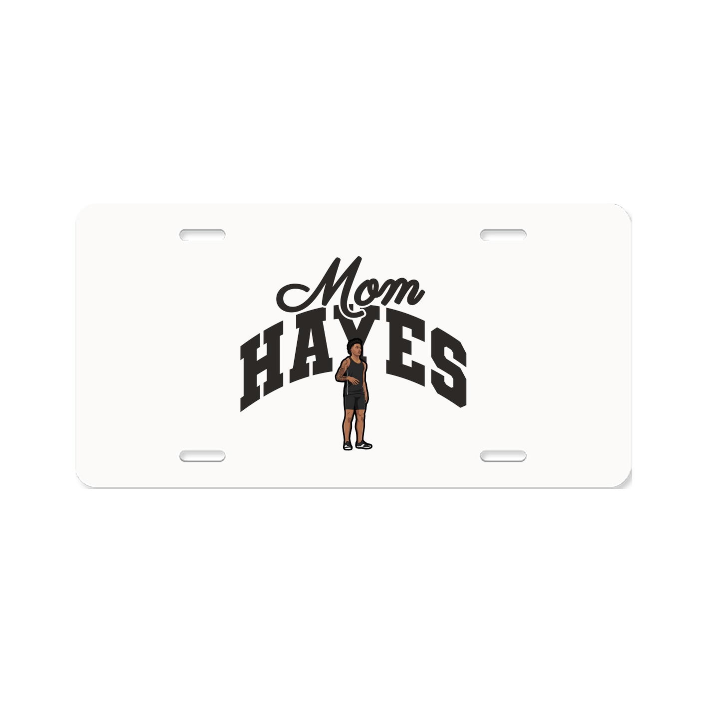 License Plate — Mothers Day Arch in Classic
