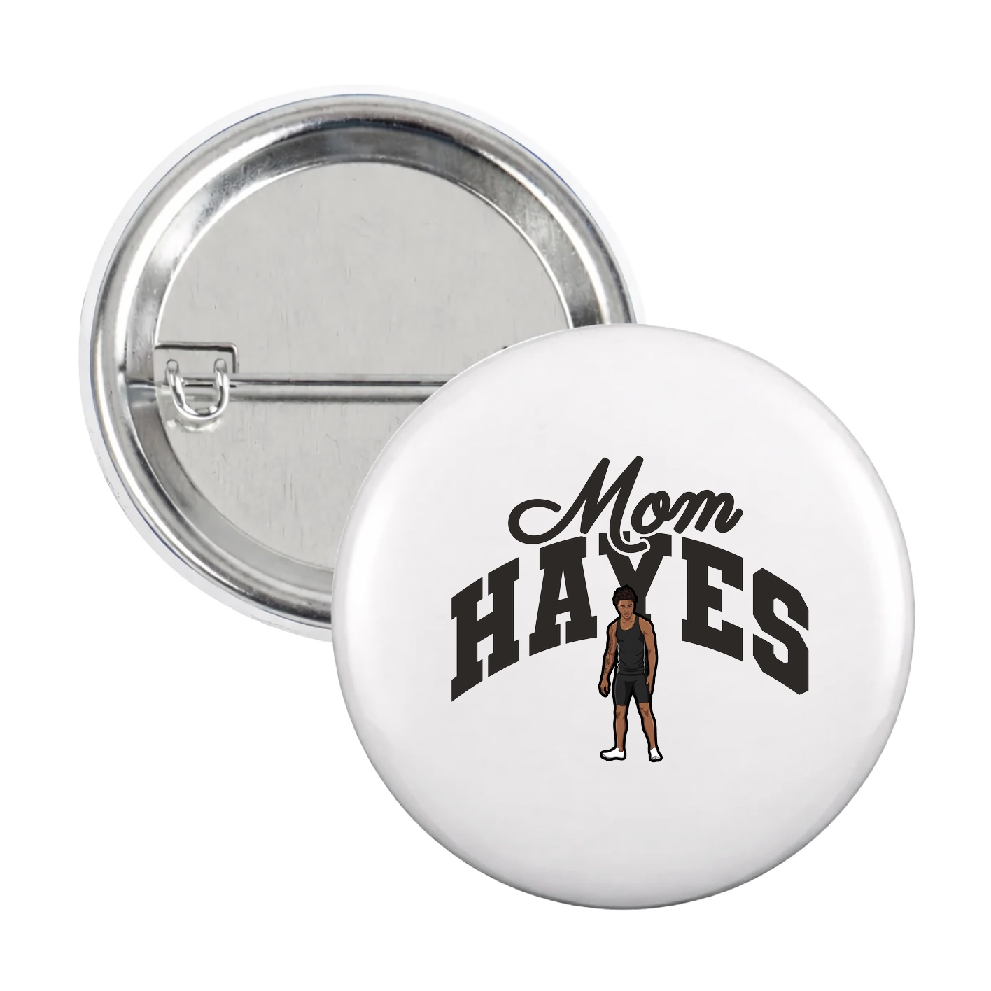 Game Day Button — Mothers Day Arch in White