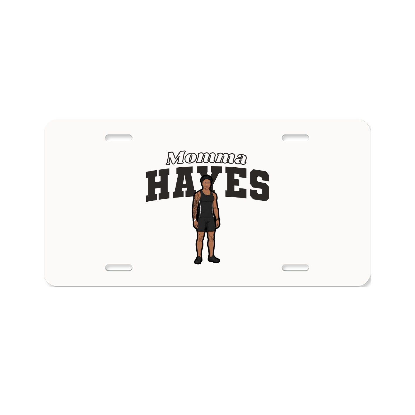 License Plate — Mothers Day Block in Classic