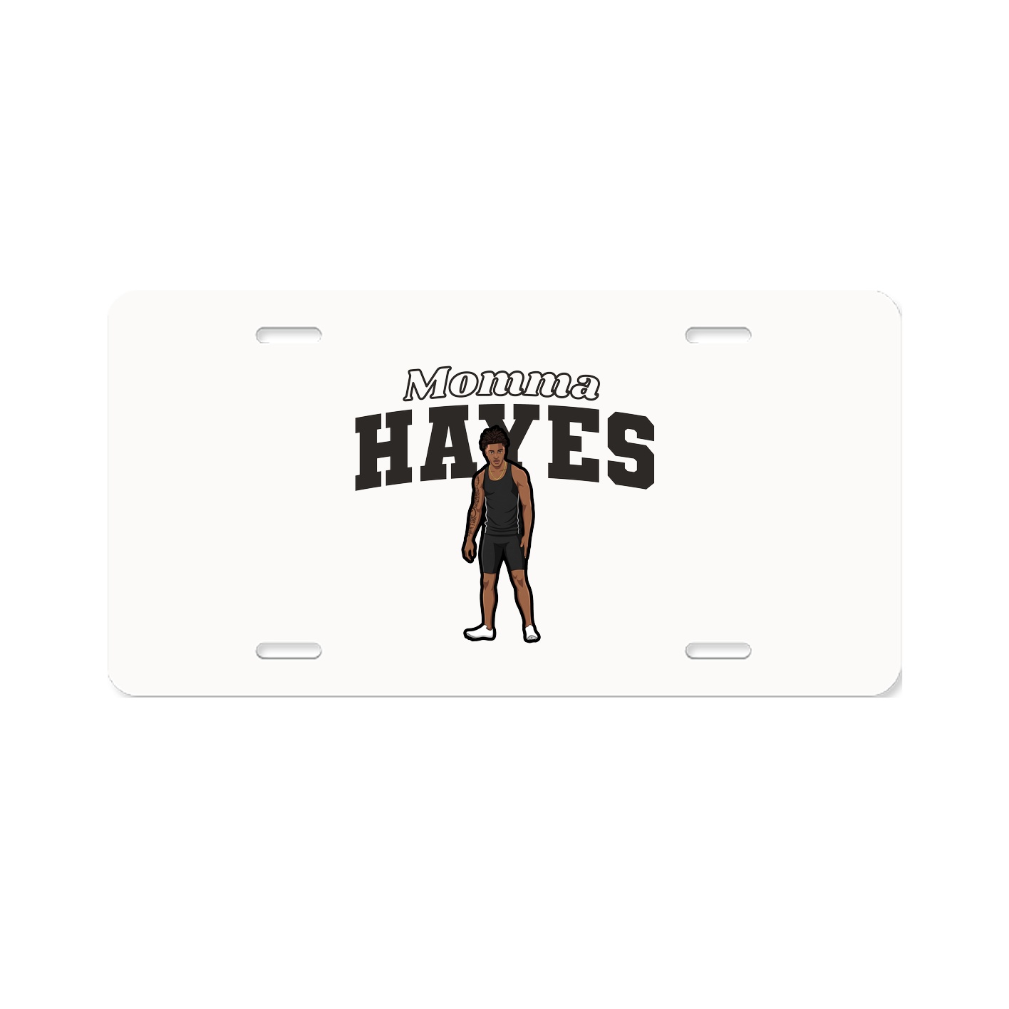 License Plate — Mothers Day Block in Classic