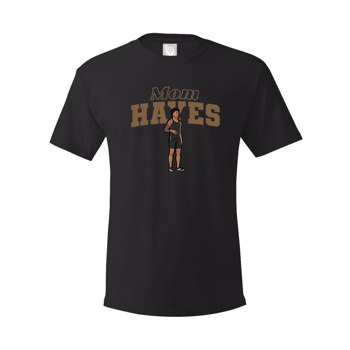Youth Tee — Mothers Day Block in Black