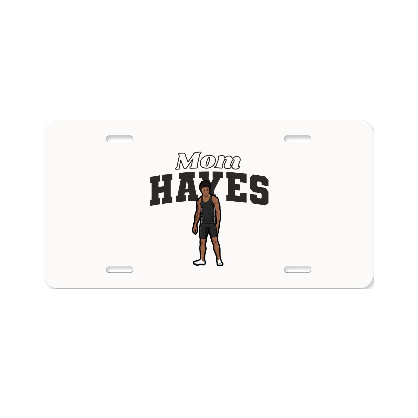 License Plate — Mothers Day Block in Classic