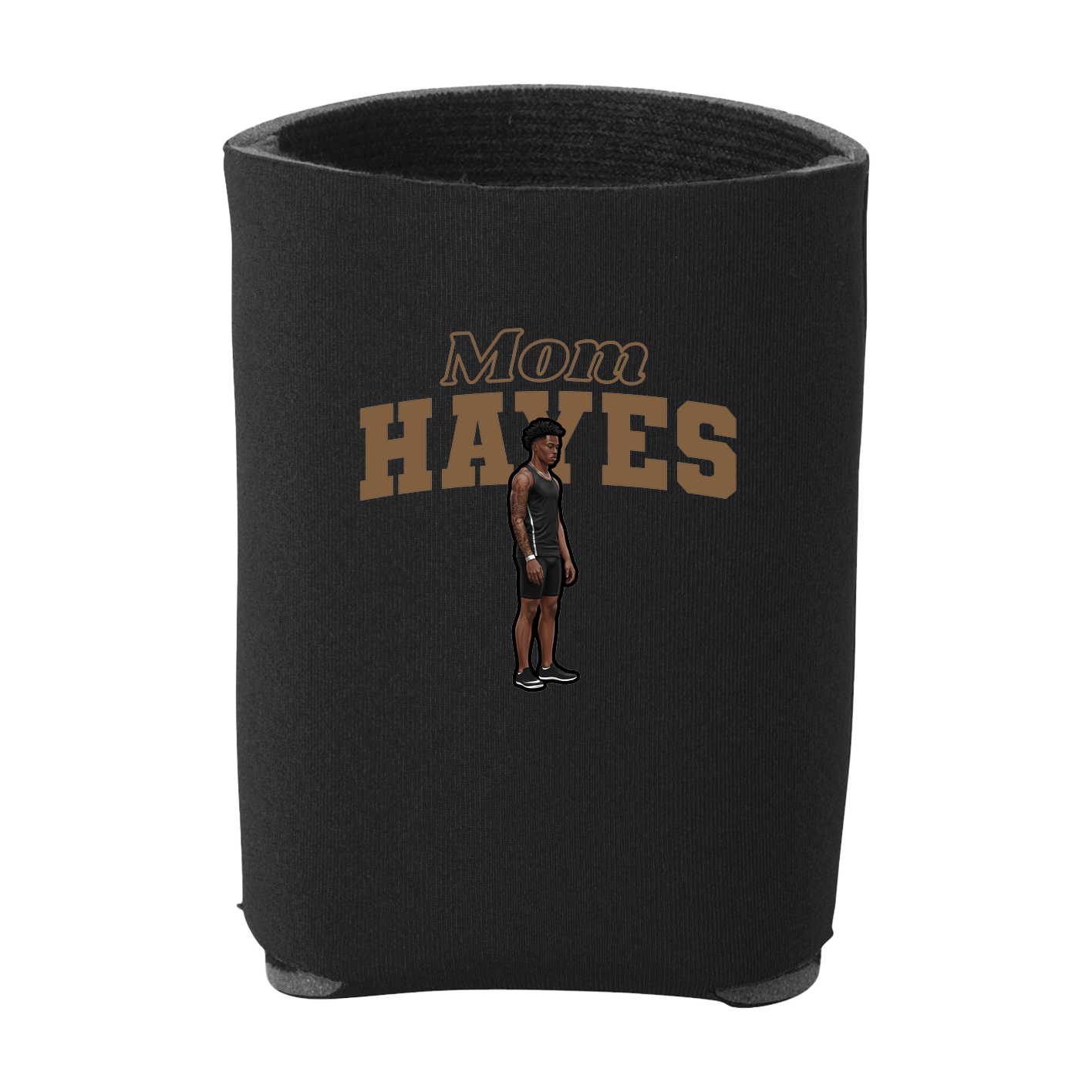 Can Holder — Mothers Day Block in Black