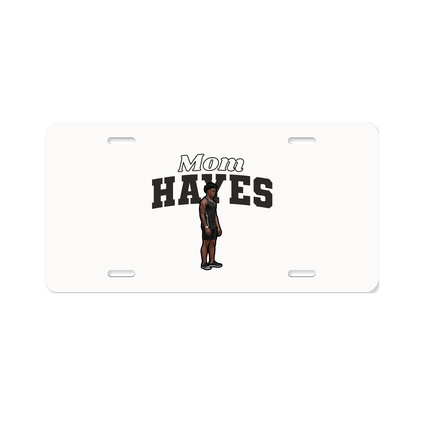 License Plate — Mothers Day Block in Classic