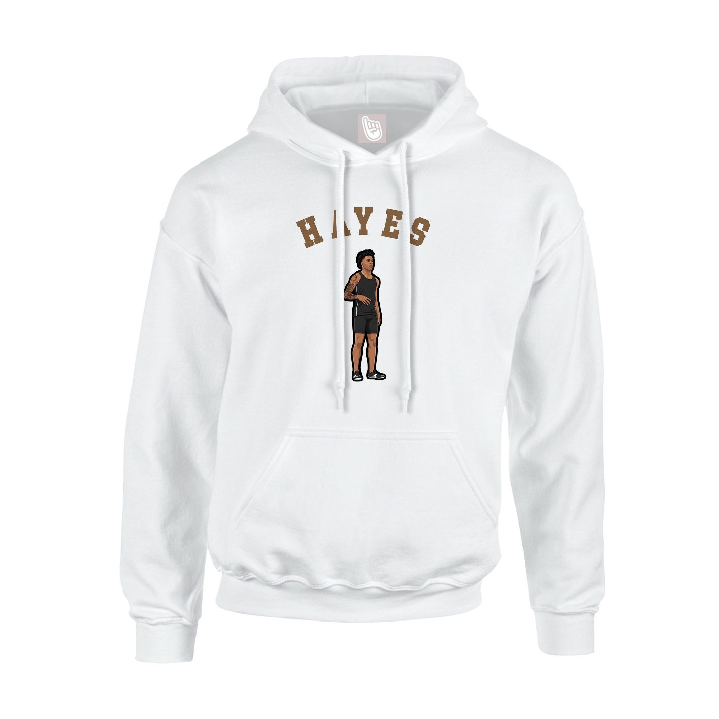 Youth Hoodie — Shirsey Arch in White