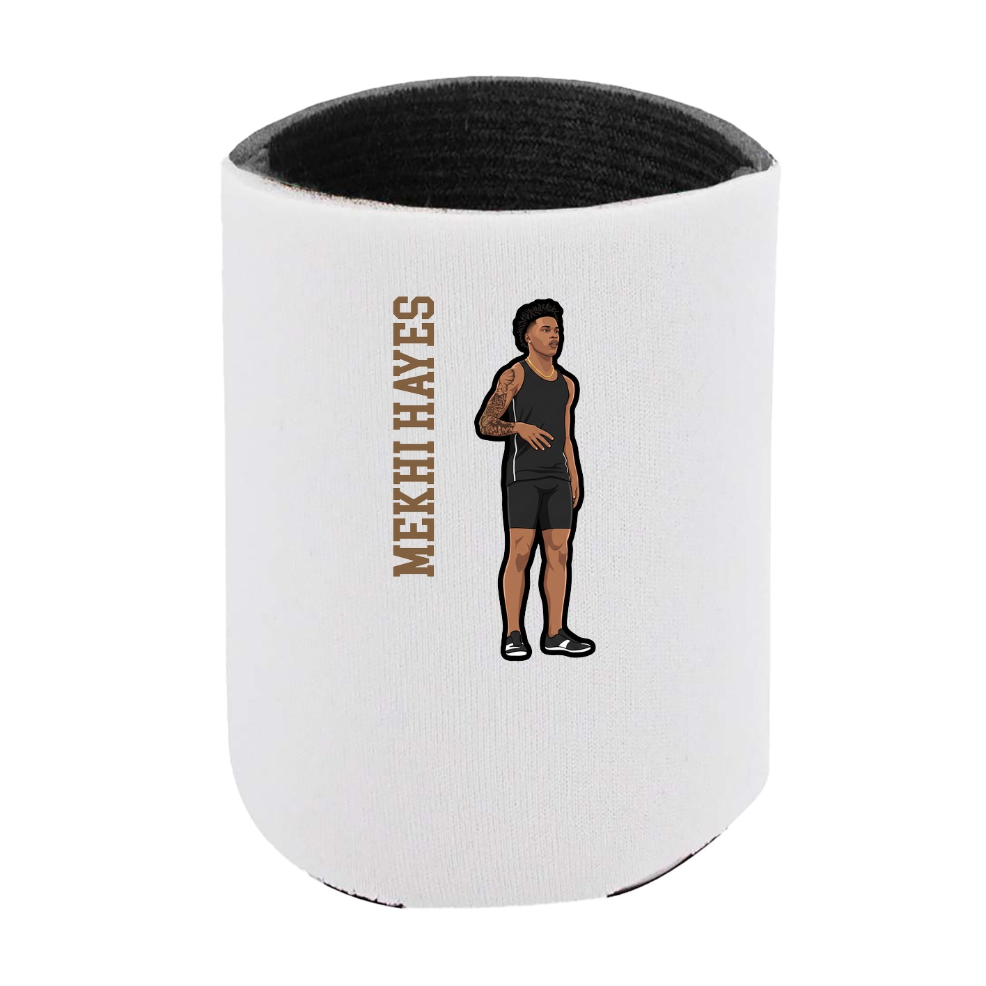 Can Holder — Name Vertical in White