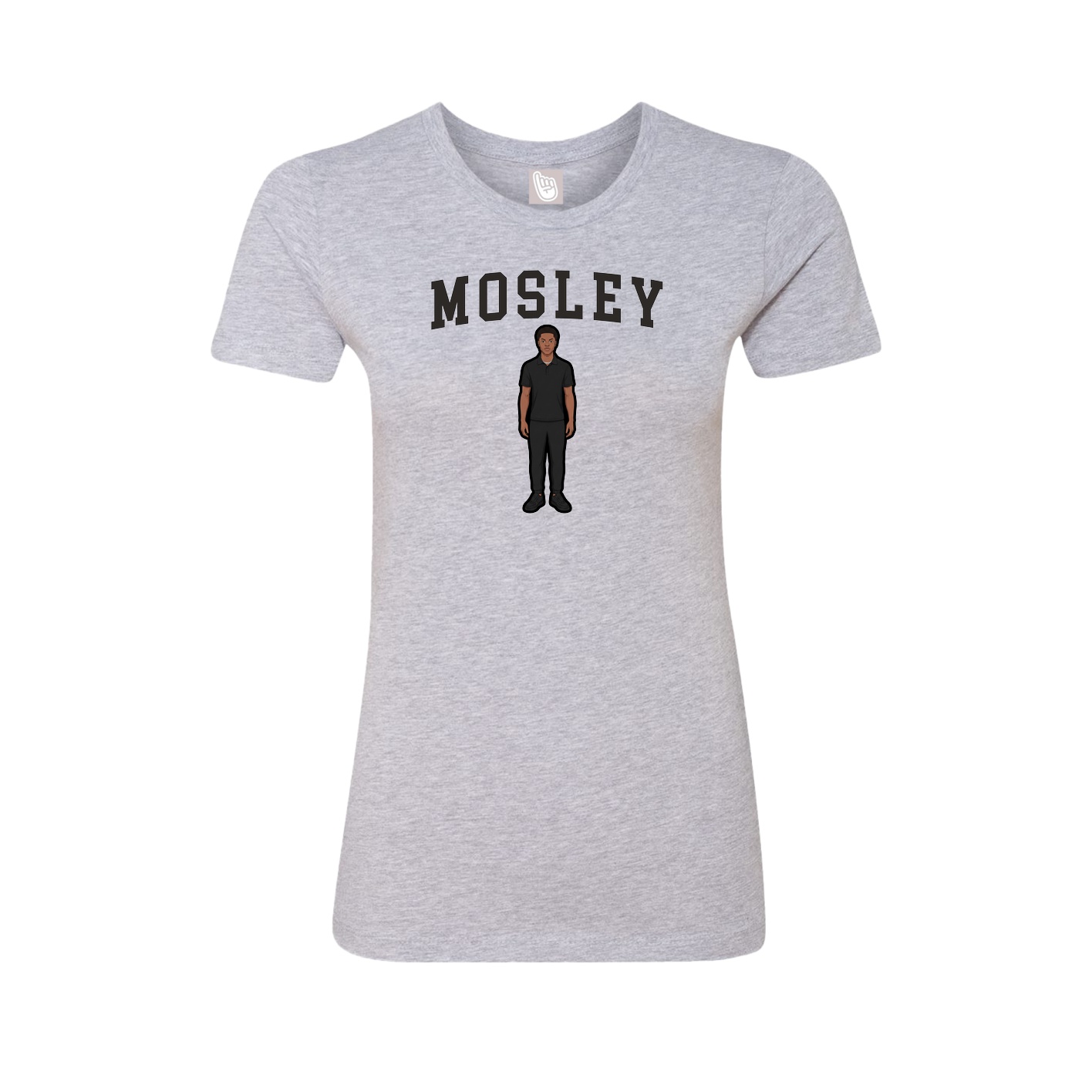 Fitted Women's Tee — Shirsey in Grey