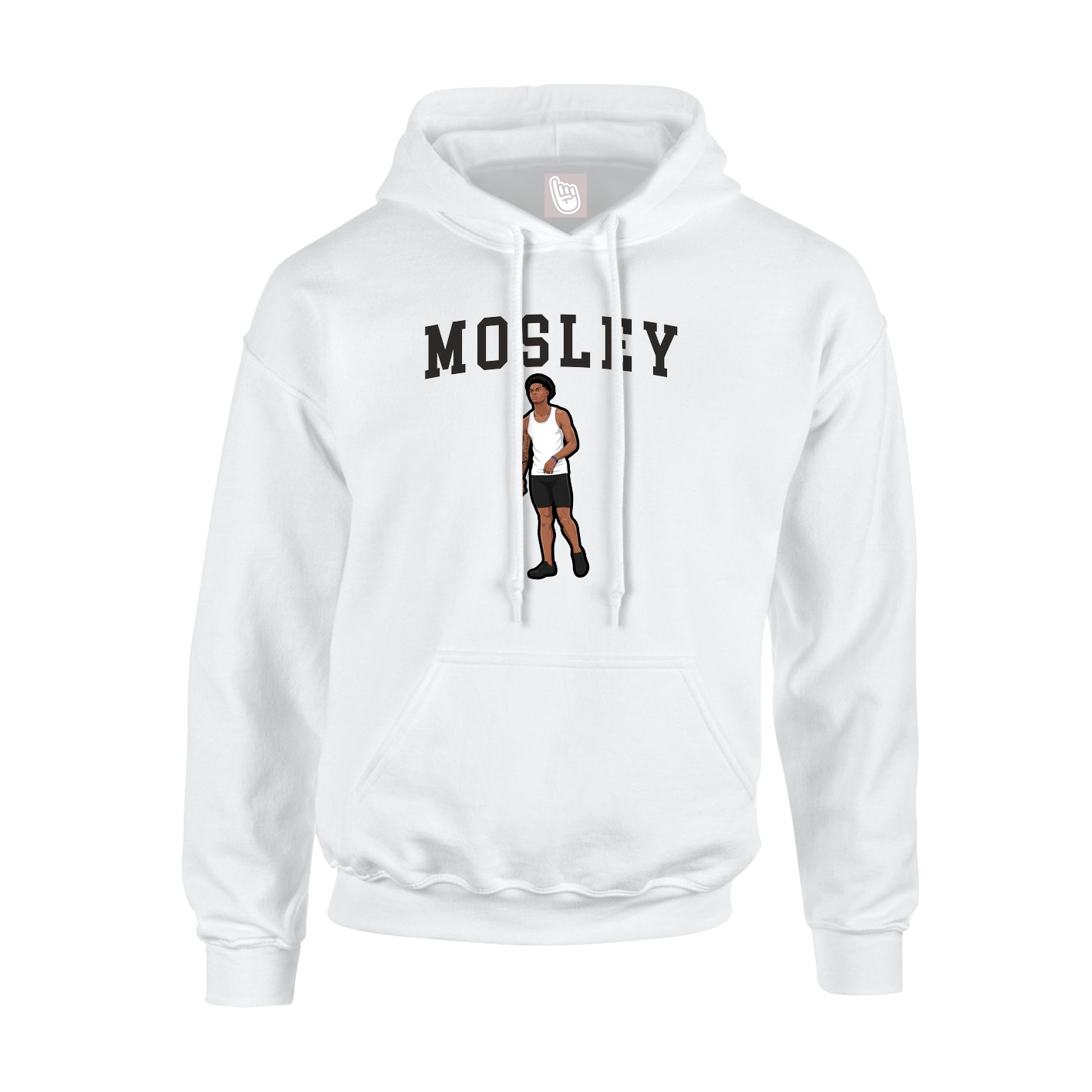 Hoodie — Shirsey in White