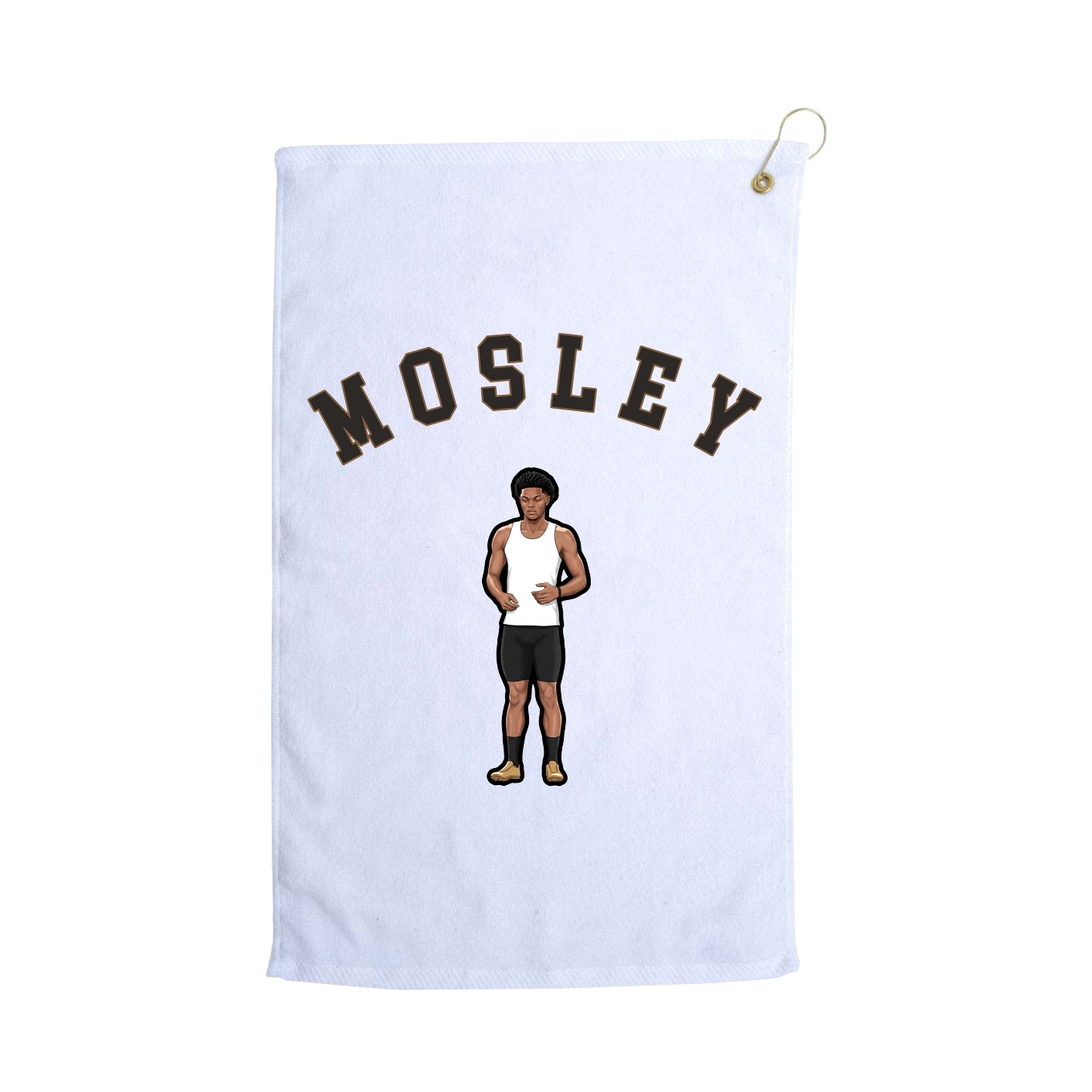 Golf Towel — Shirsey Arch in White