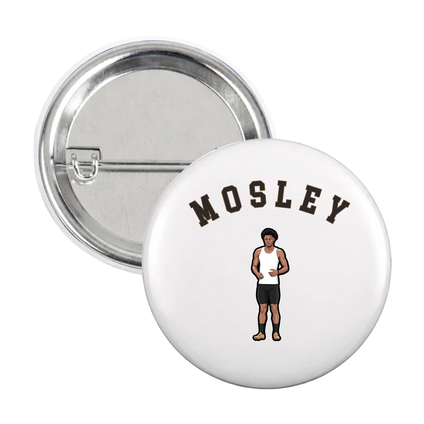 Game Day Button — Shirsey Arch in White