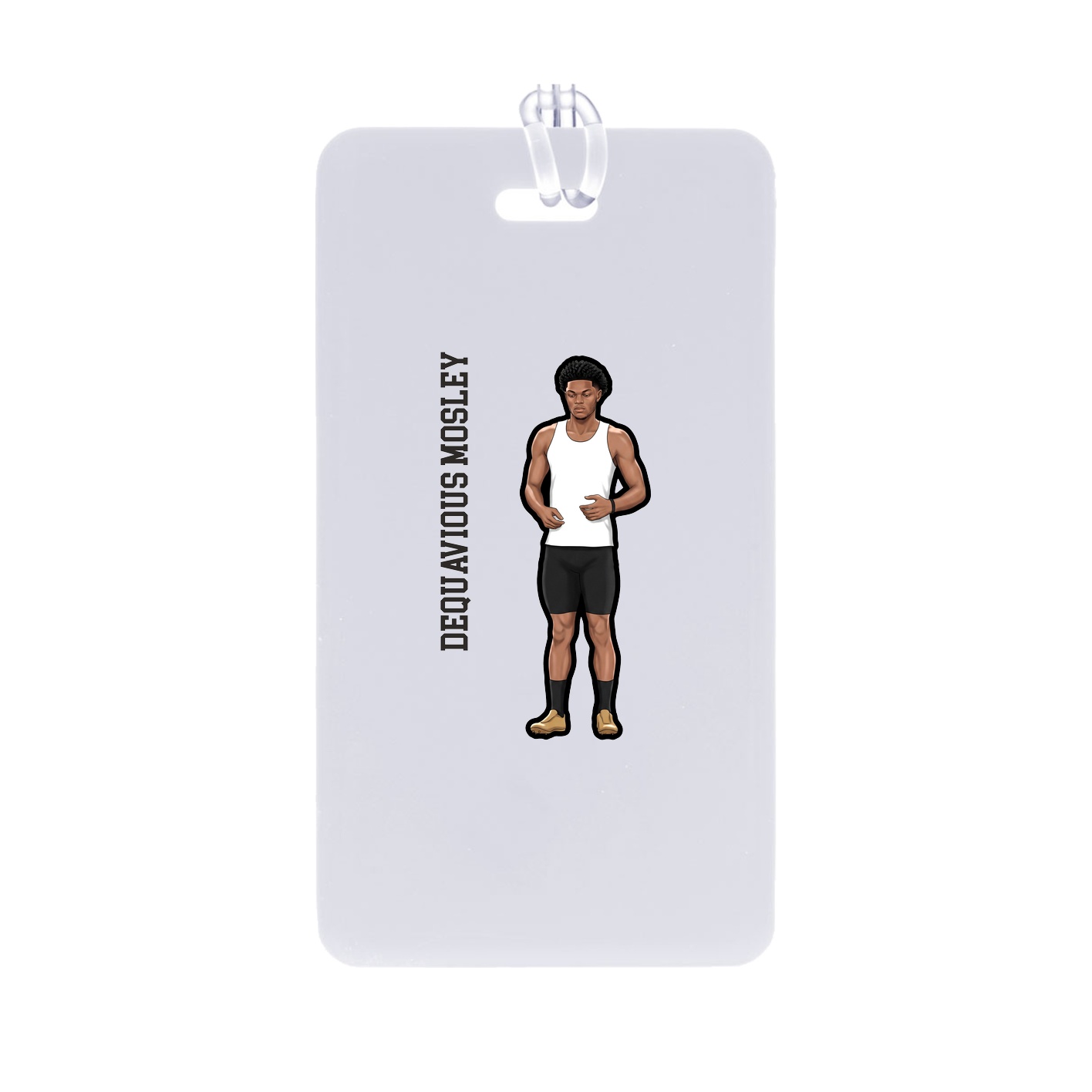 Bag Tag — Name Vertical in Classic